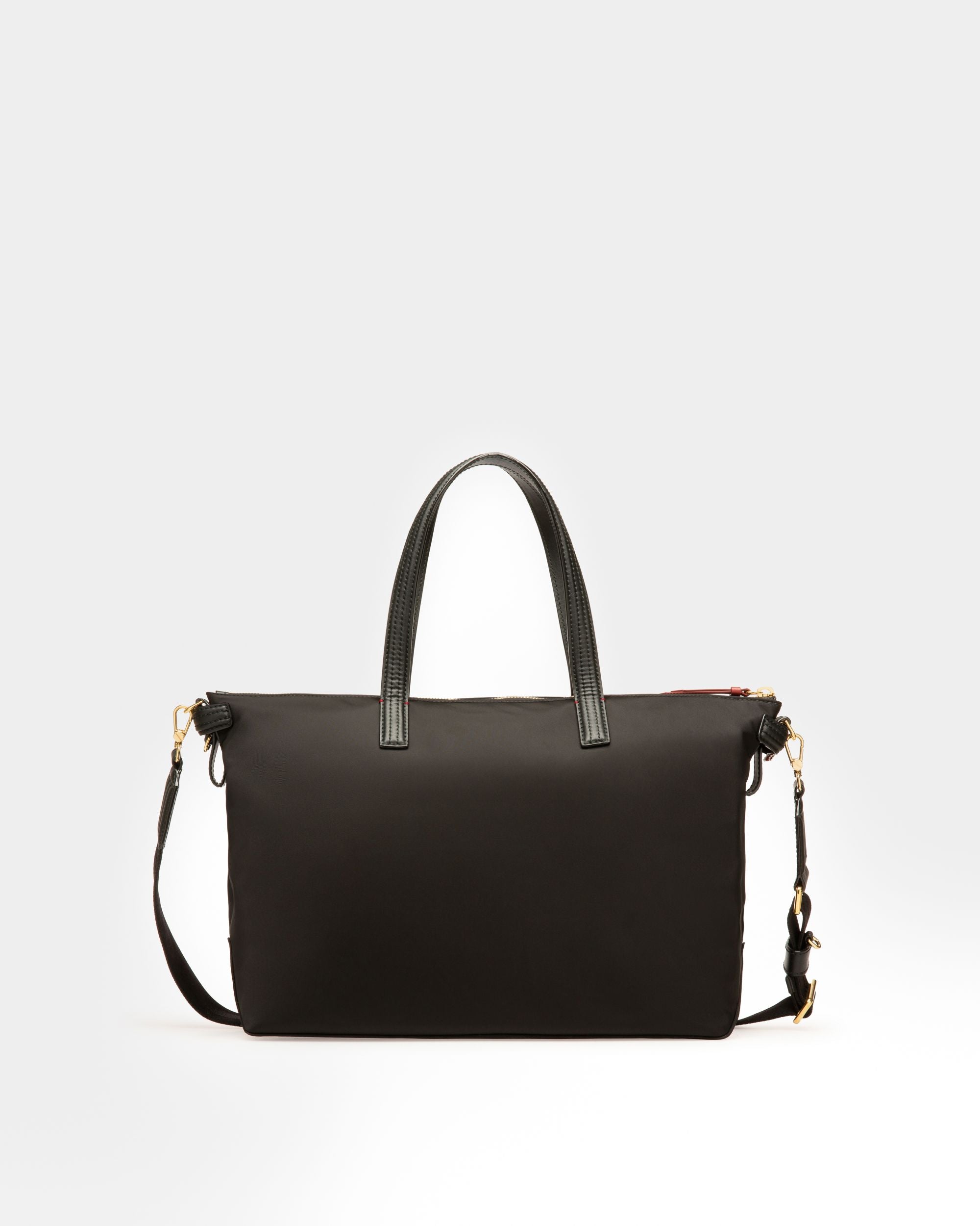 Embeth Recycled Nylon Tote Bag In Black - Women's - Bally - 02