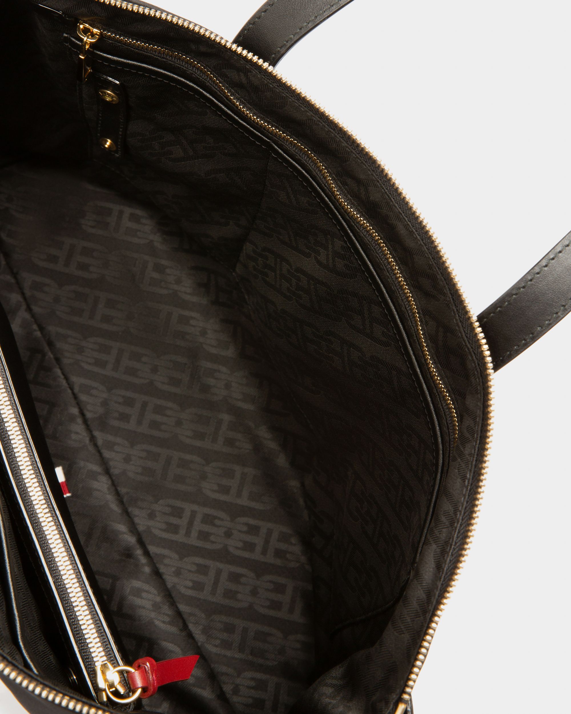 Embeth Recycled Nylon Tote Bag In Black - Women's - Bally - 05