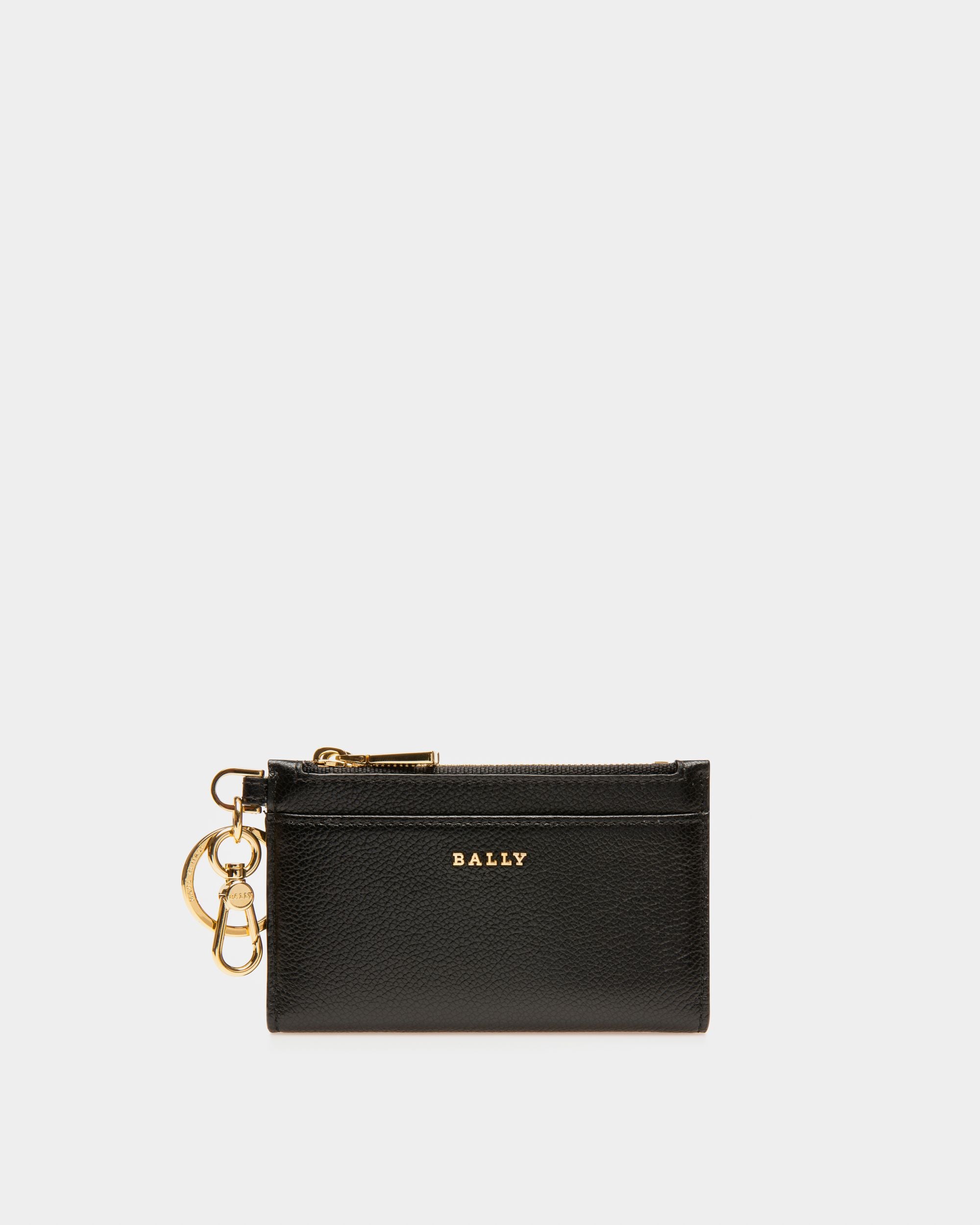 Larin Leather Wallet In Black - Women's - Bally - 01