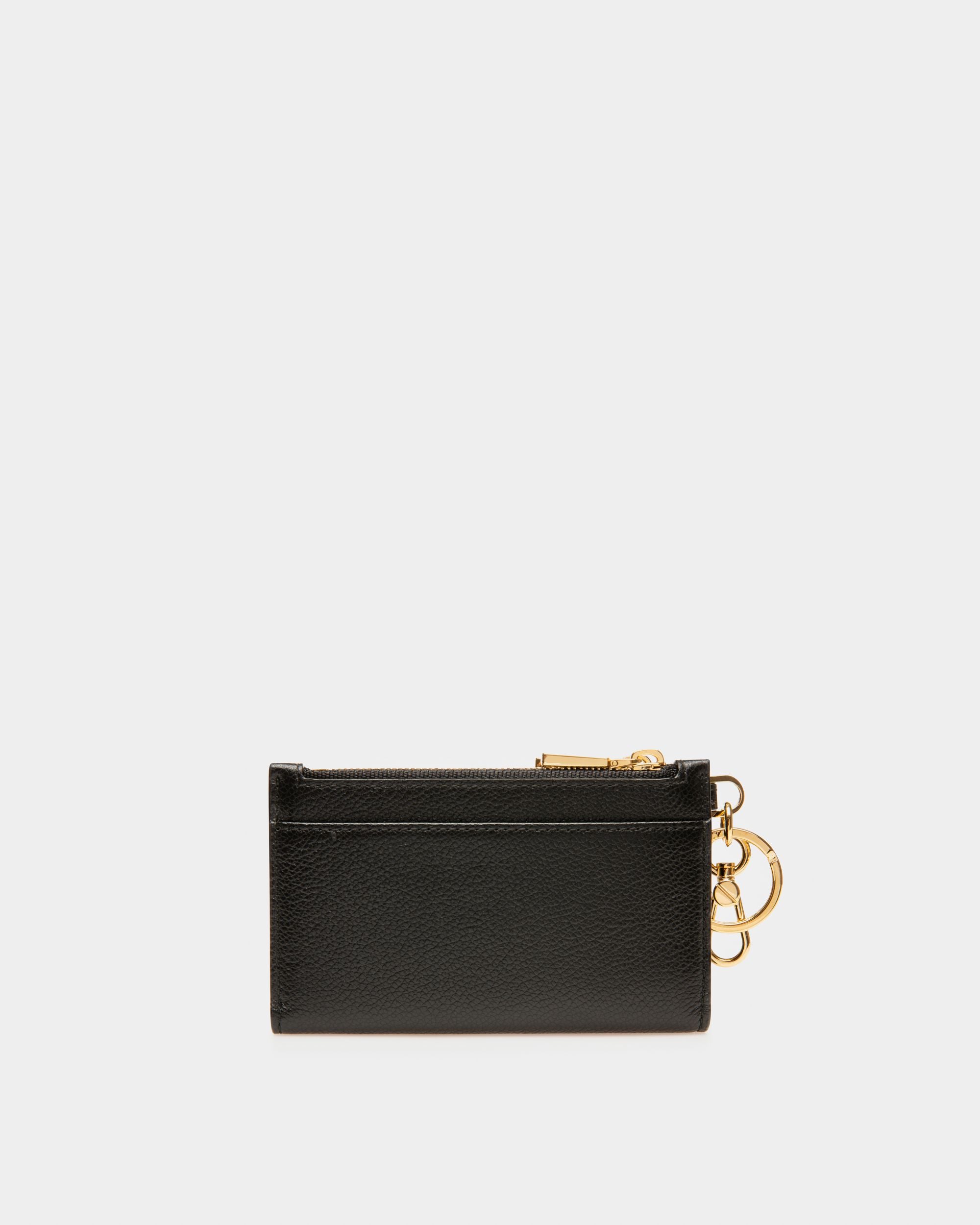 Larin Leather Wallet In Black - Women's - Bally - 02