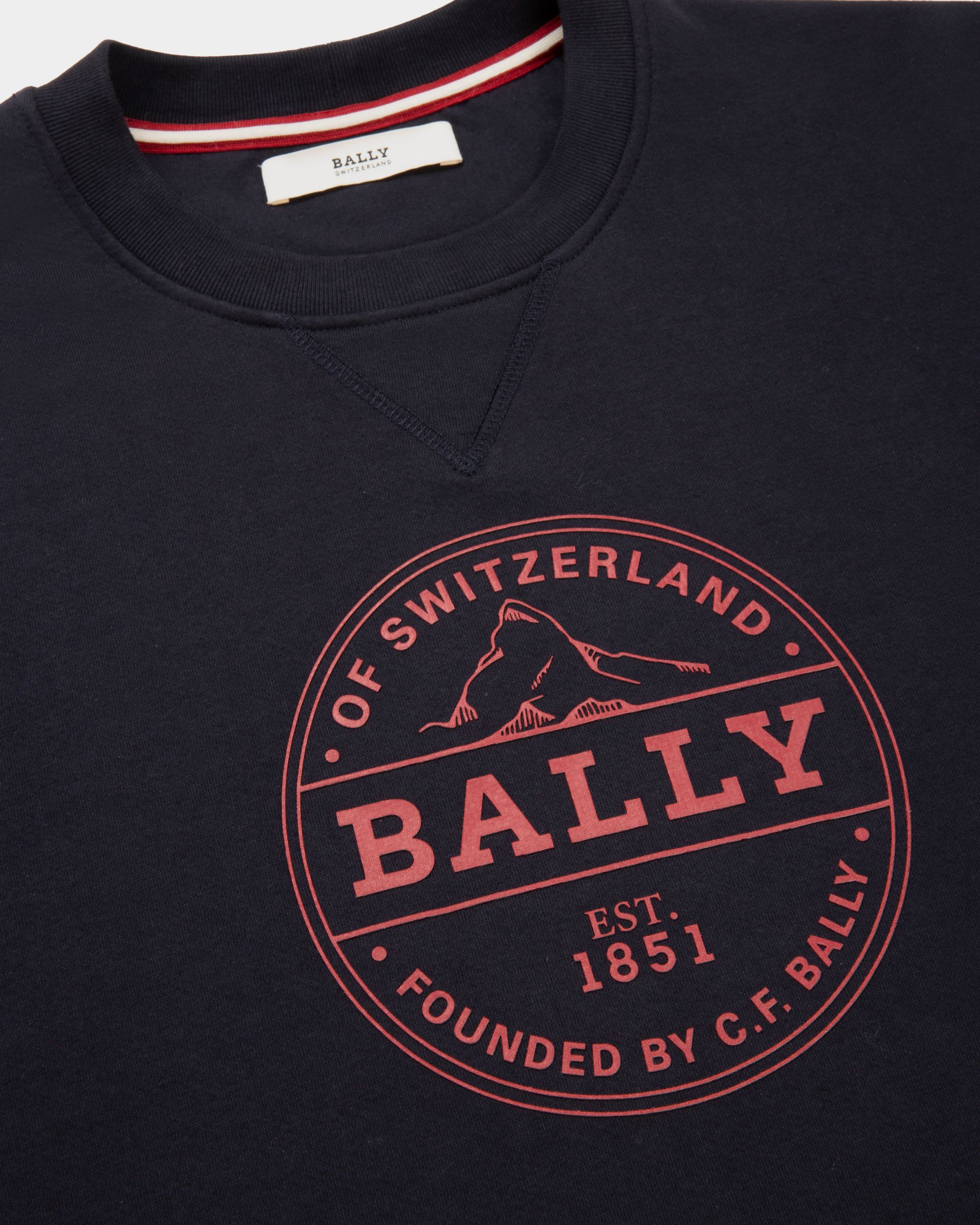 Cotton Top In Navy - Men's - Bally - 03