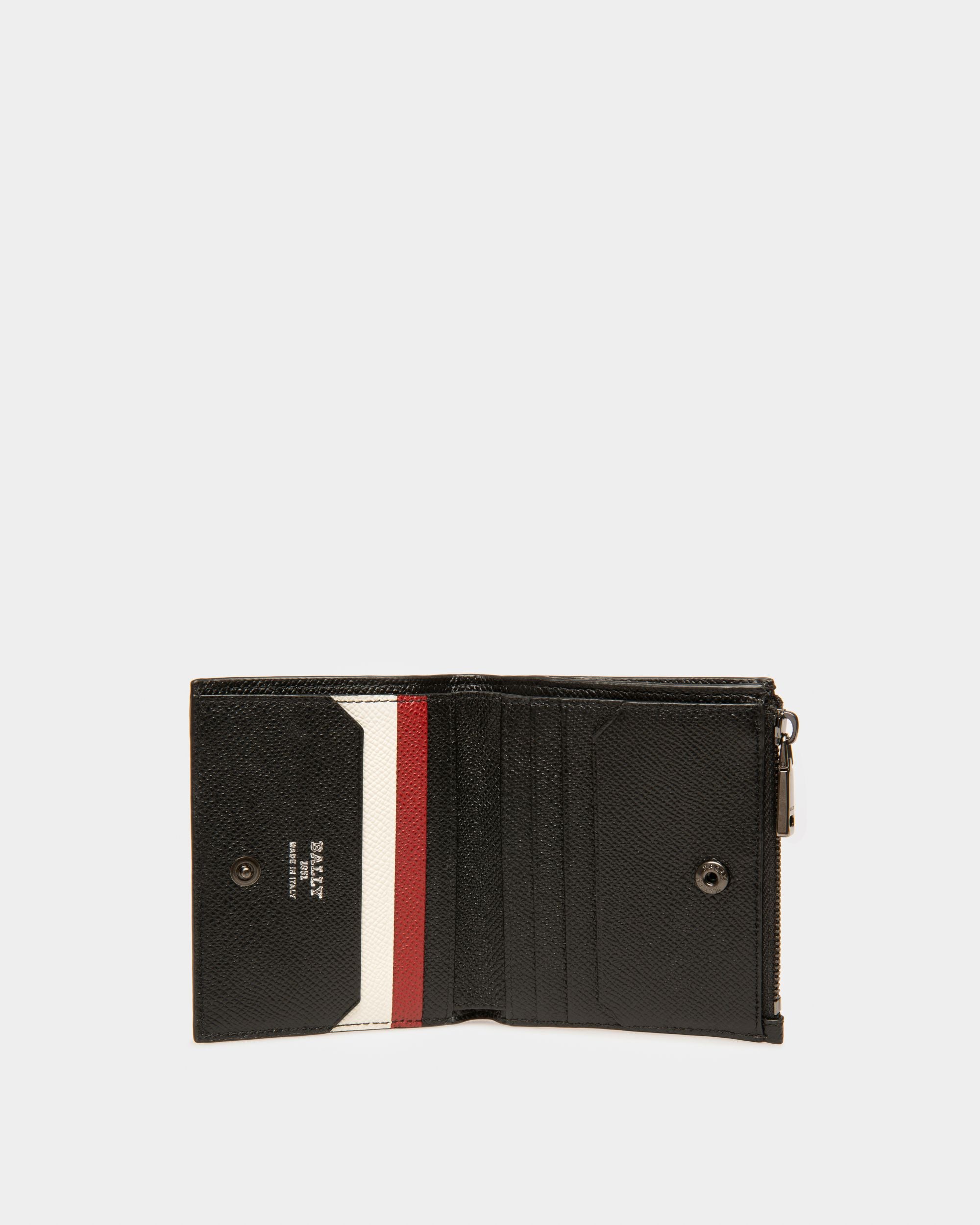 Bunner Leather Wallet In Black - Men's - Bally - 03