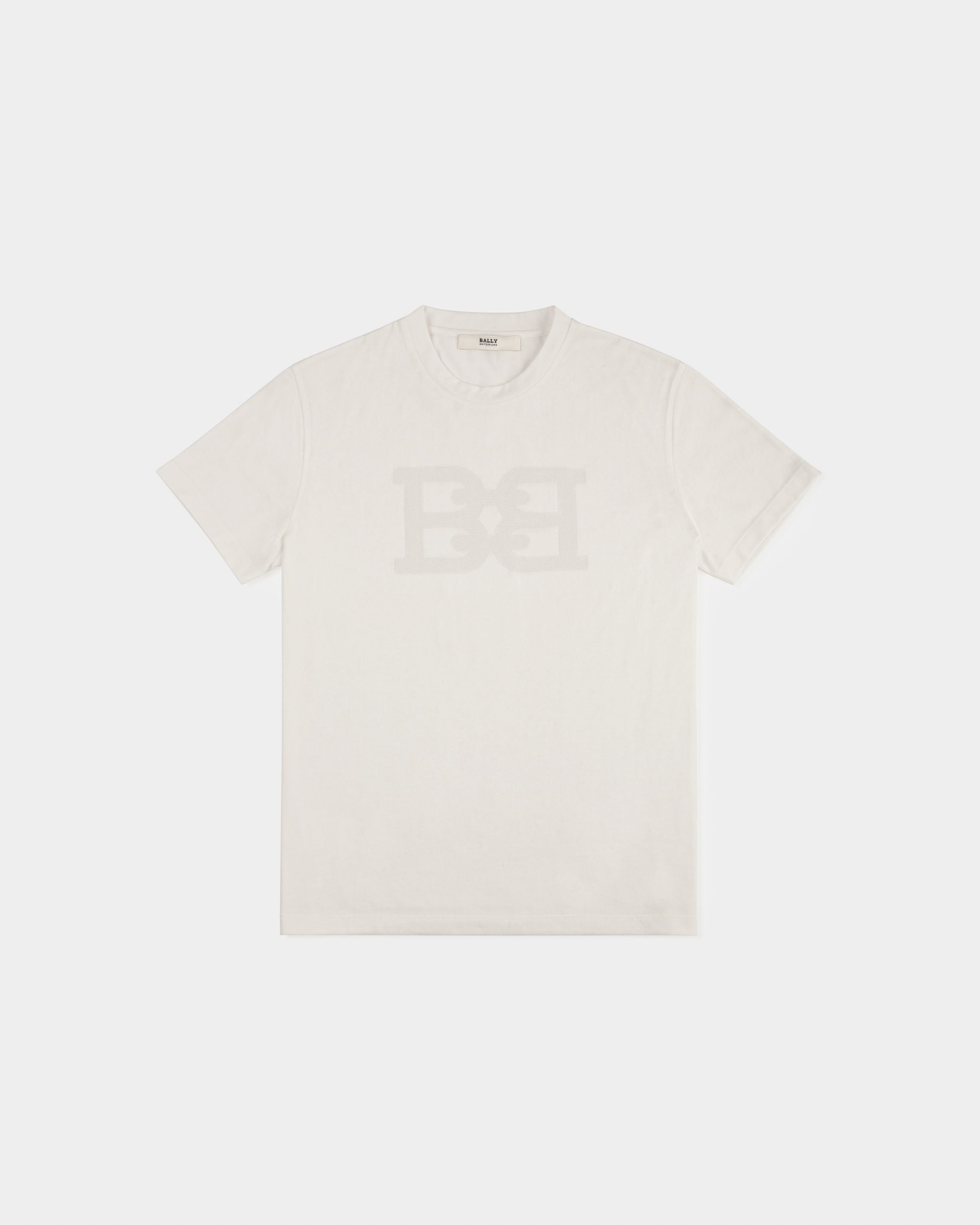 Cotton T-Shirt In White - Women's - Bally - 01