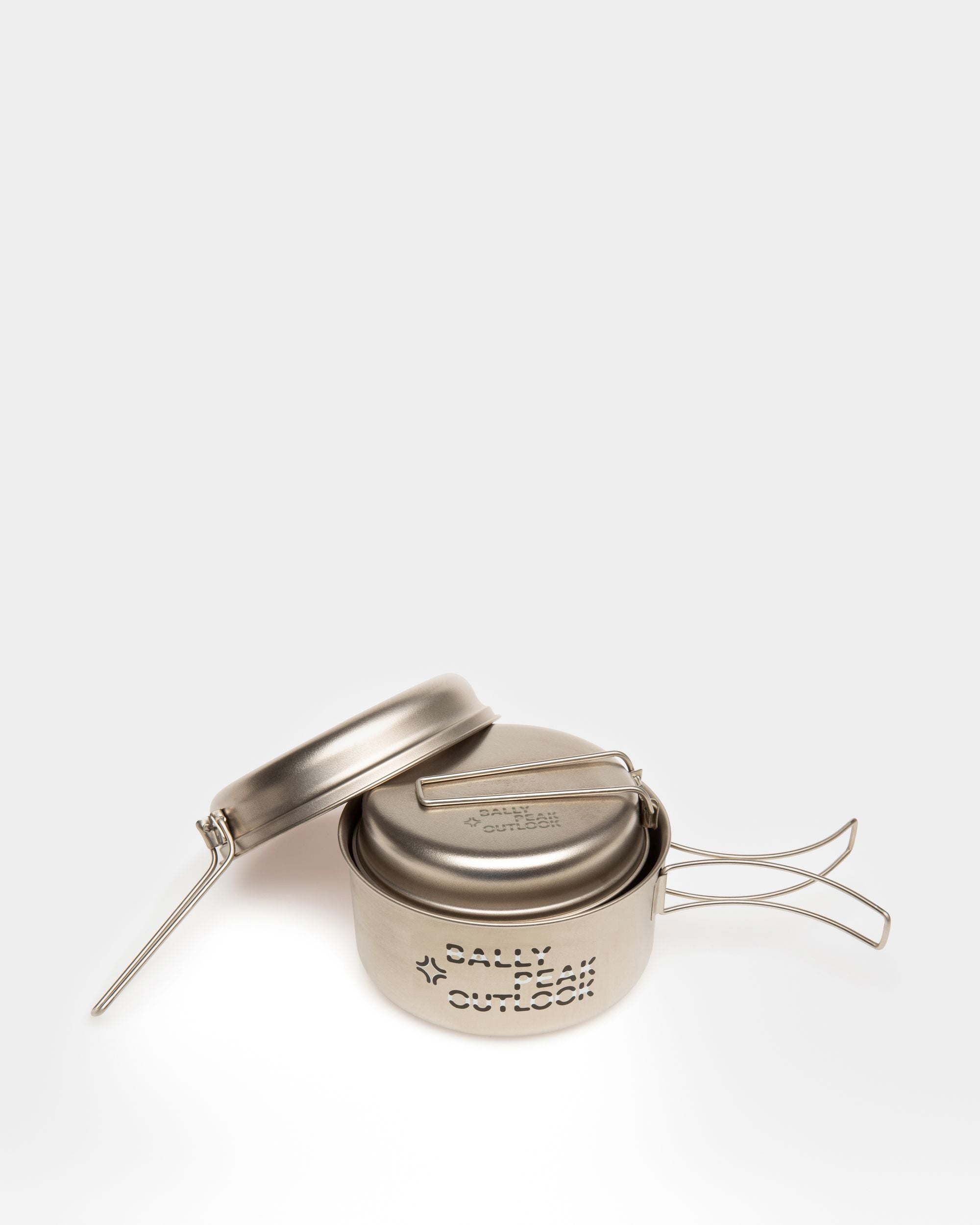 Compact Cookset Titanium Accessory In Silver - Men's - Bally - 03