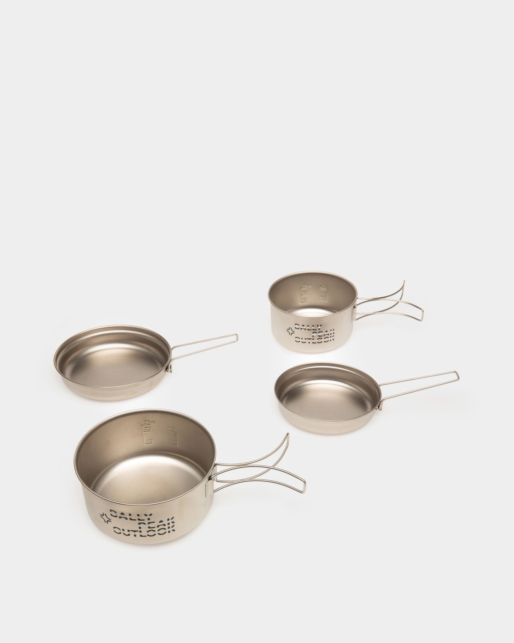 Compact Cookset Titanium Accessory In Silver - Men's - Bally - 05