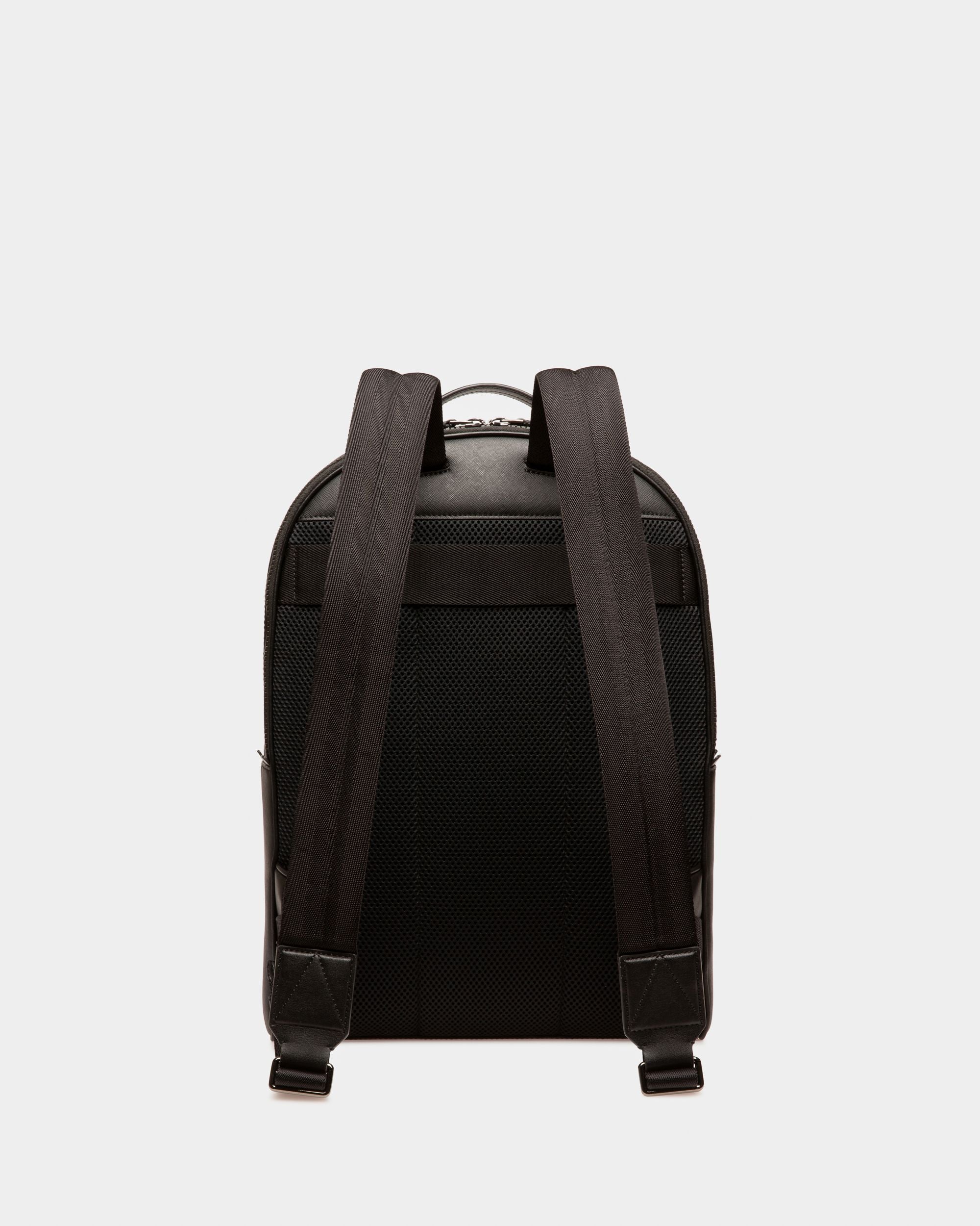 Mavrick Leather Backpack In Black - Men's - Bally - 02