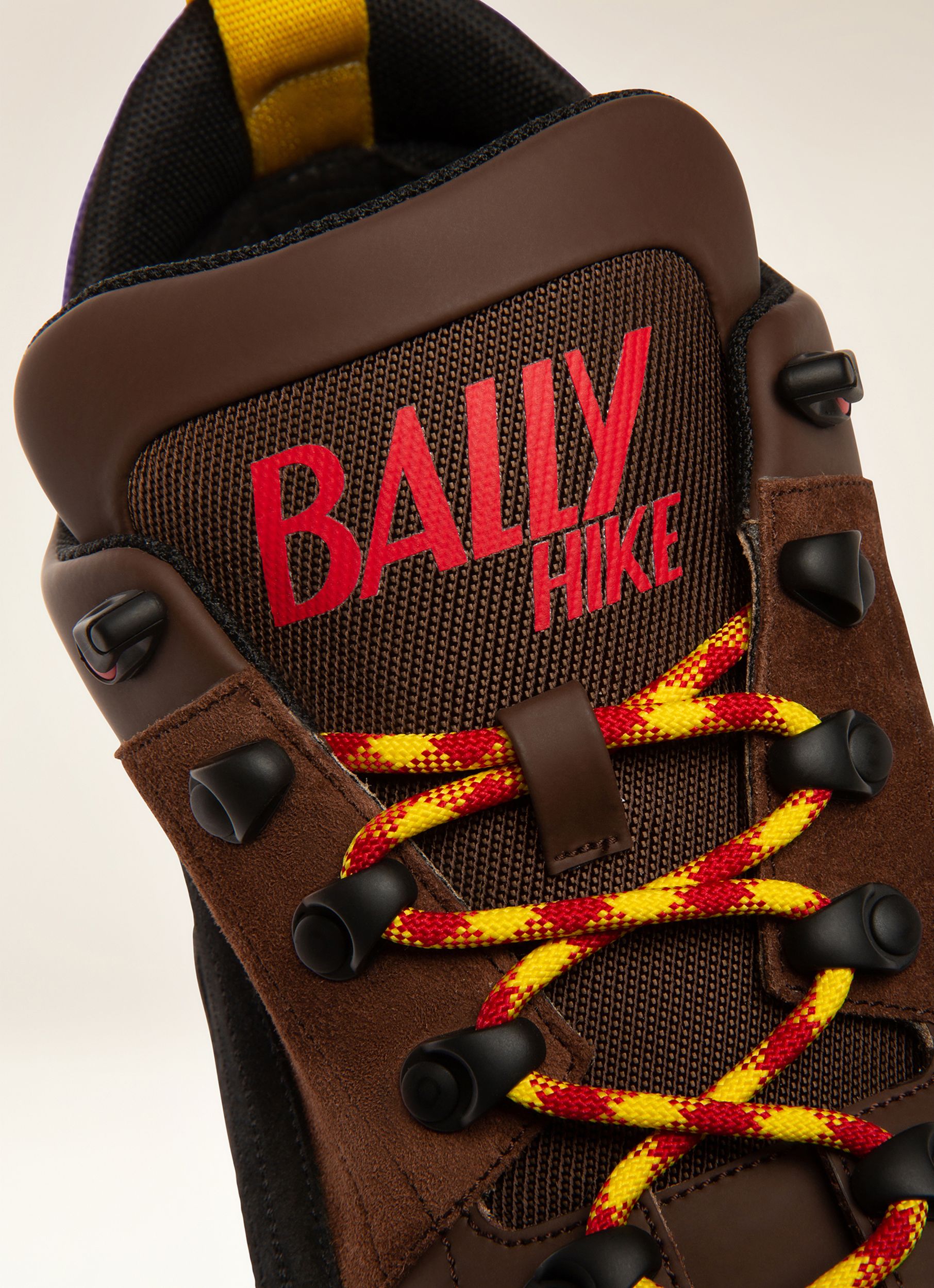 Bally Hike Boot in Multicolor Rubber-Coated Leather and Suede - Men's - Bally - 02