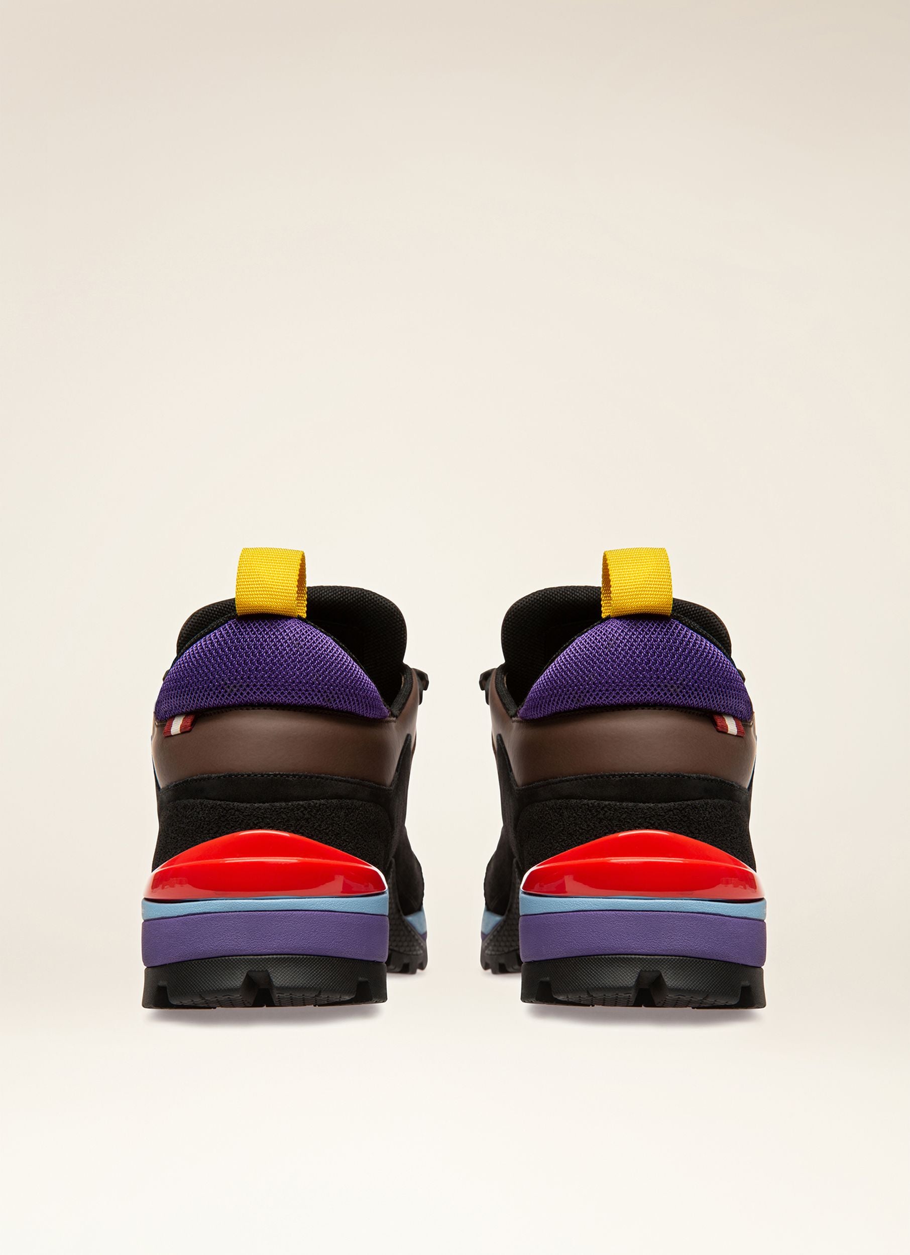 Bally Hike Boot in Multicolor Rubber-Coated Leather and Suede - Men's - Bally - 03