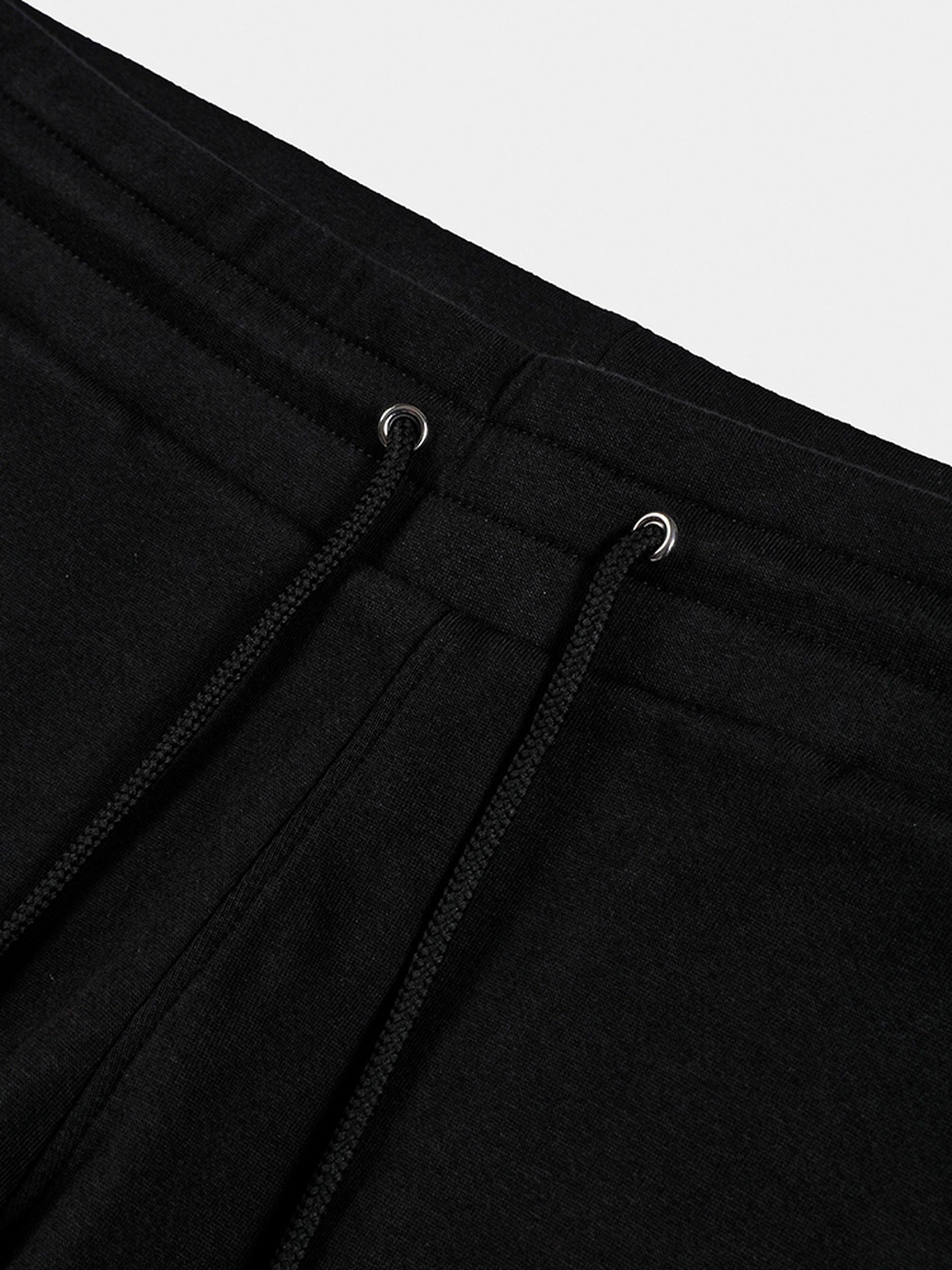 Sweatpants in Black Knit Cotton - Men's - Bally - 04