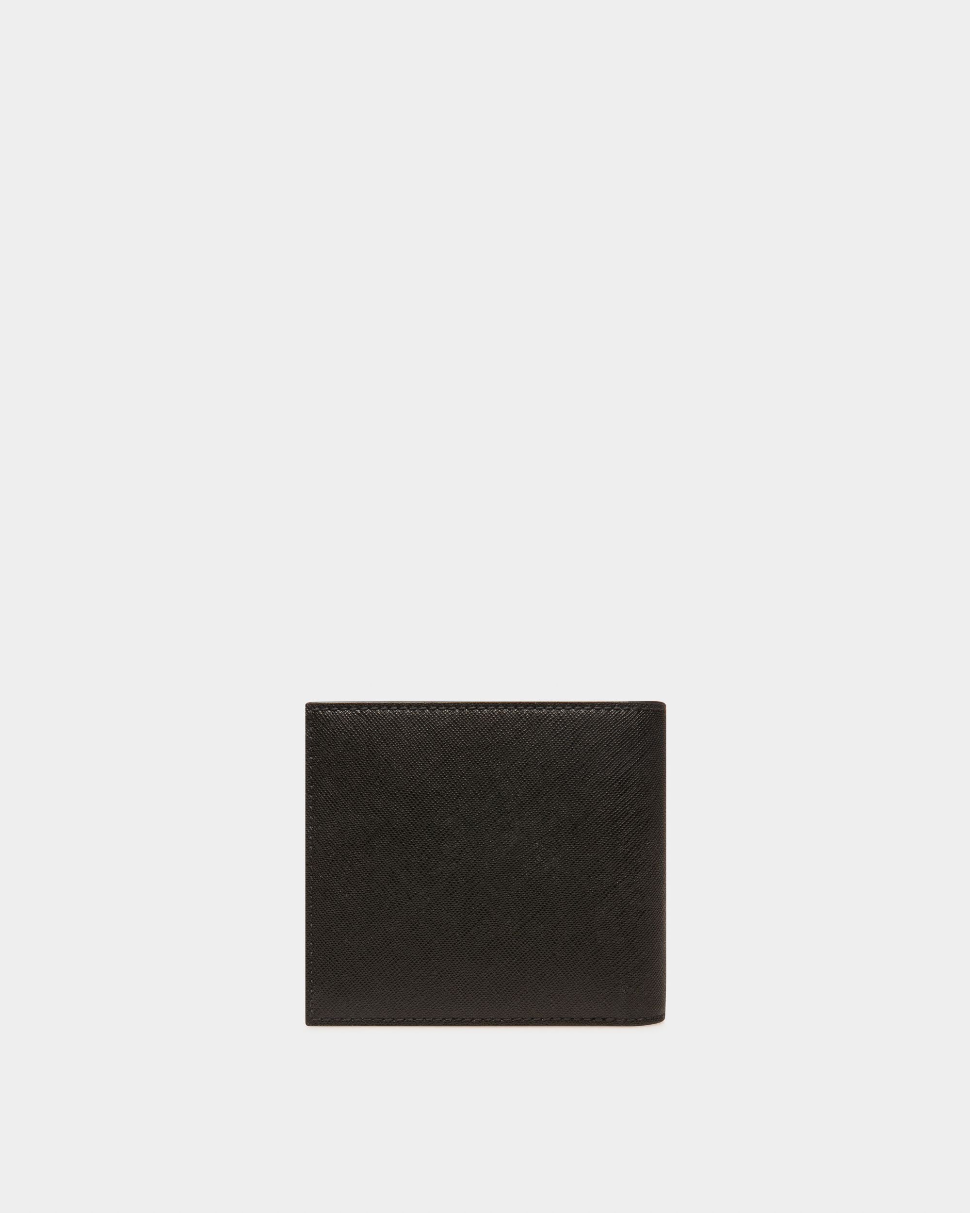Brasai Recycled Leather Wallet In Black - Men's - Bally - 02