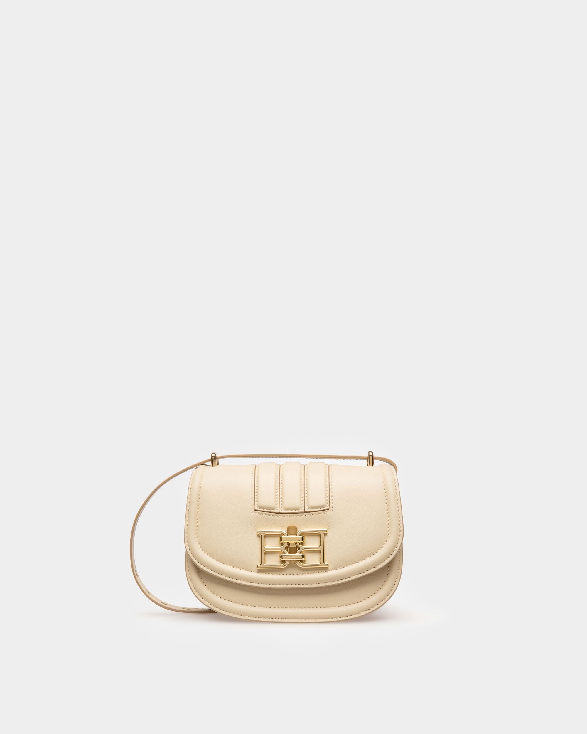 Baily Leather Minibag In Light Beige - Women's - Bally - 01