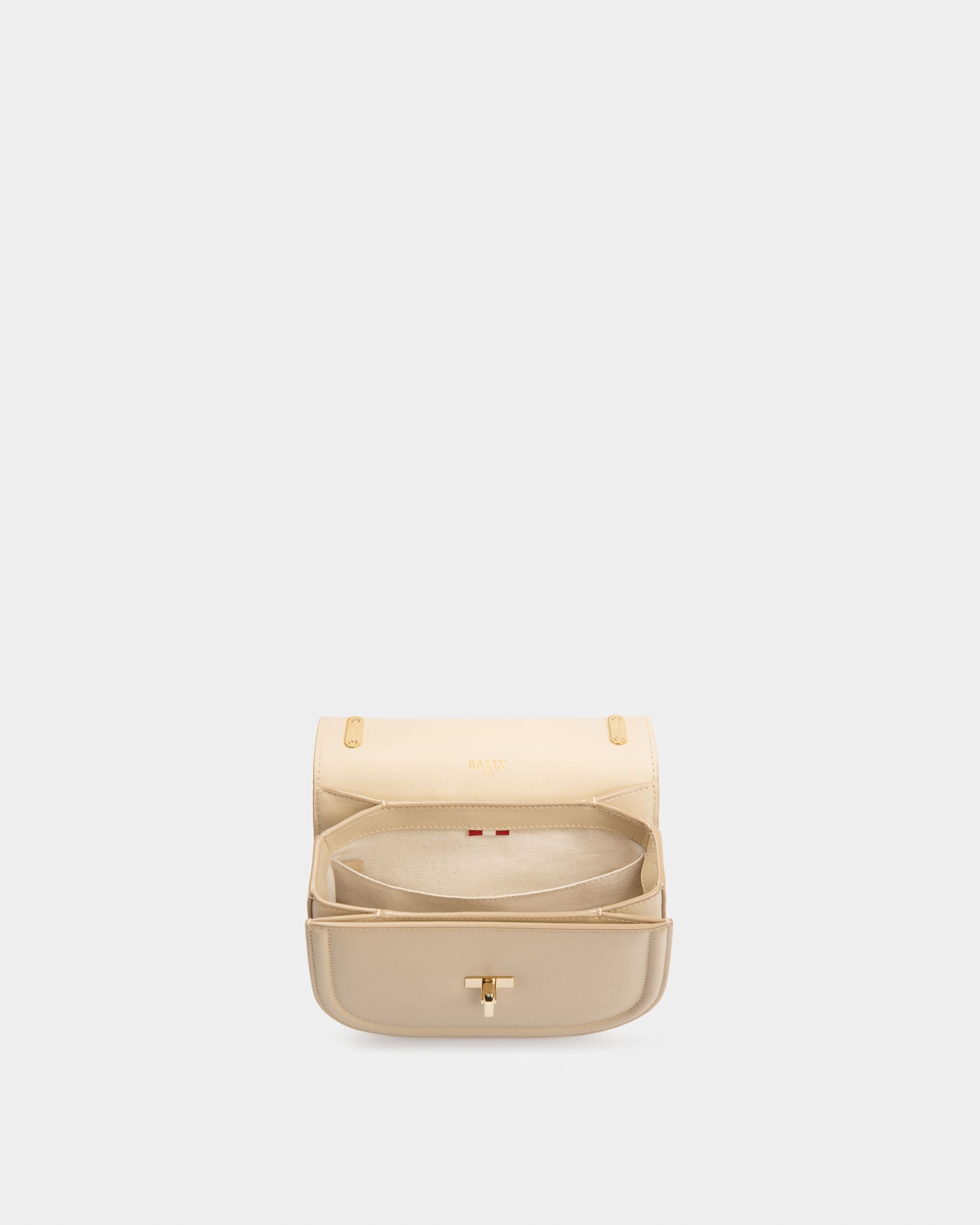Baily Leather Minibag In Light Beige - Women's - Bally - 04