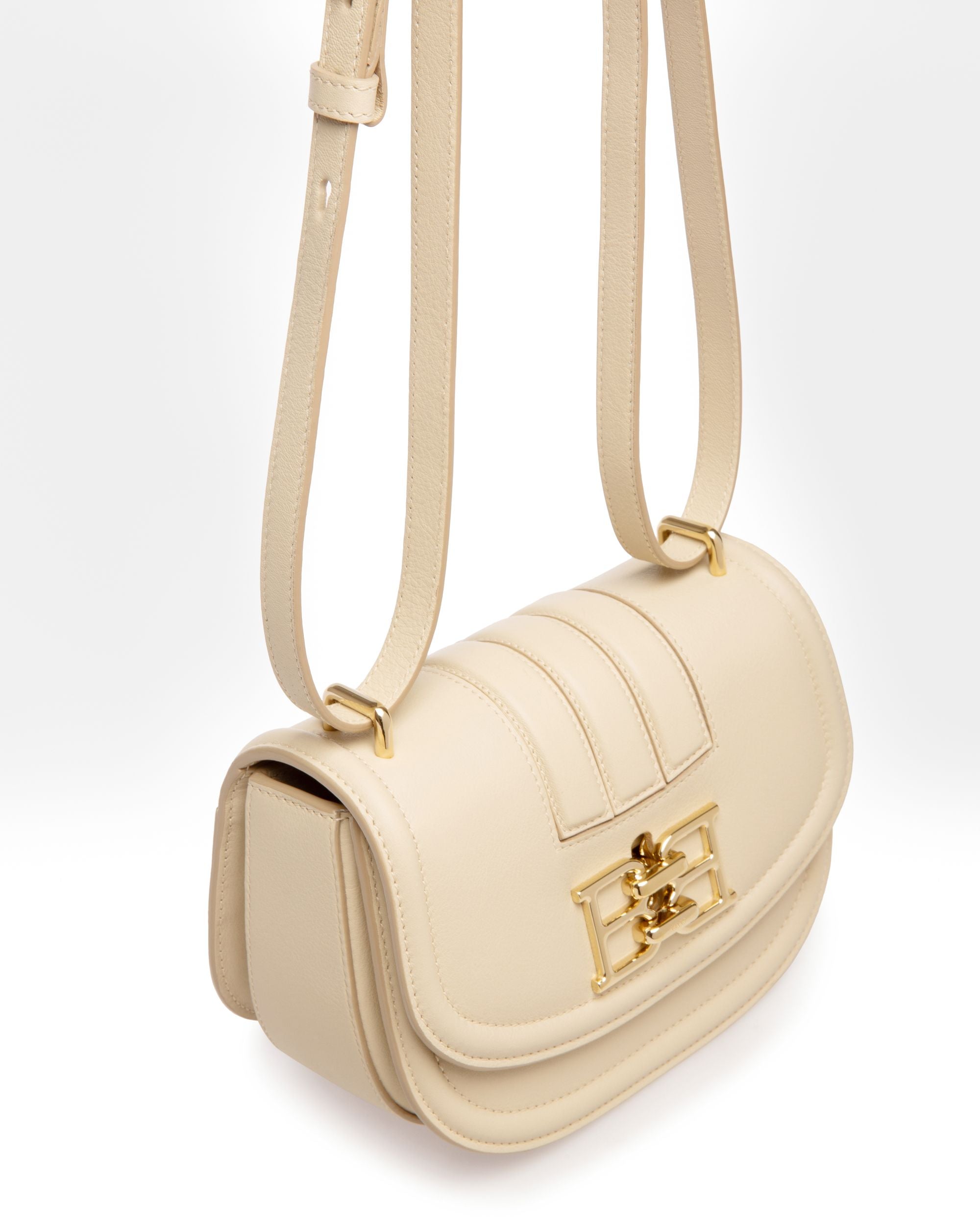 Baily Leather Minibag In Light Beige - Women's - Bally - 05