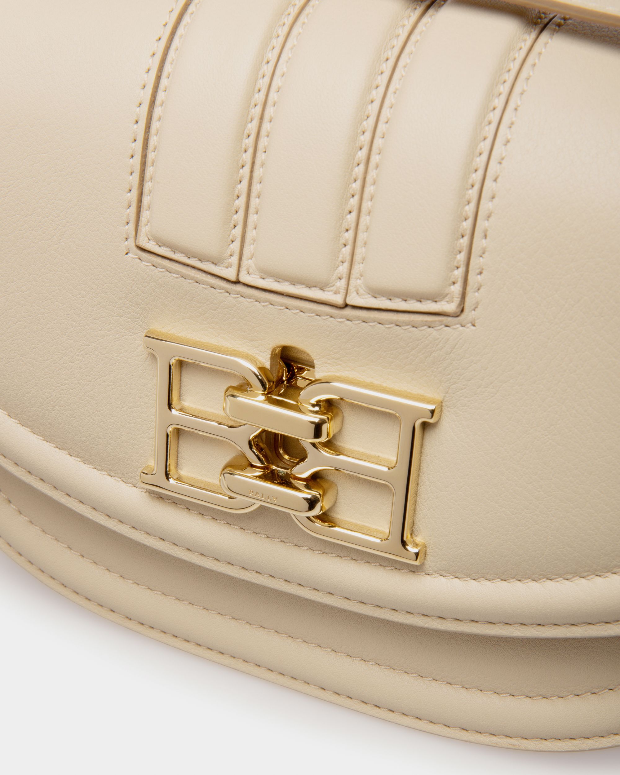 Baily Leather Minibag In Light Beige - Women's - Bally - 06