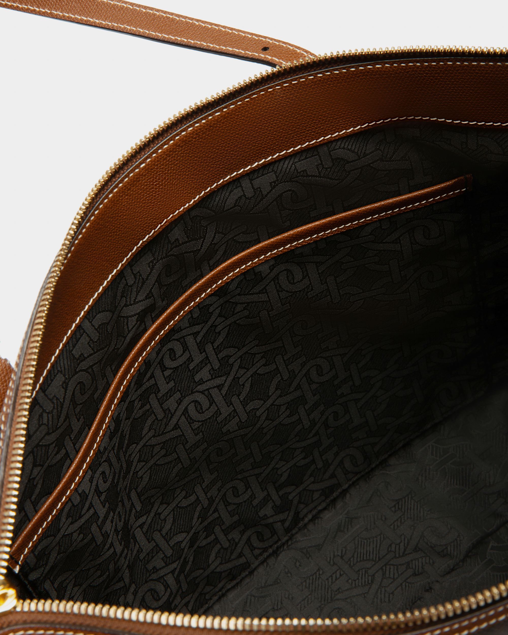 Damirah Tpu Tote Bag In Brown - Women's - Bally - 05