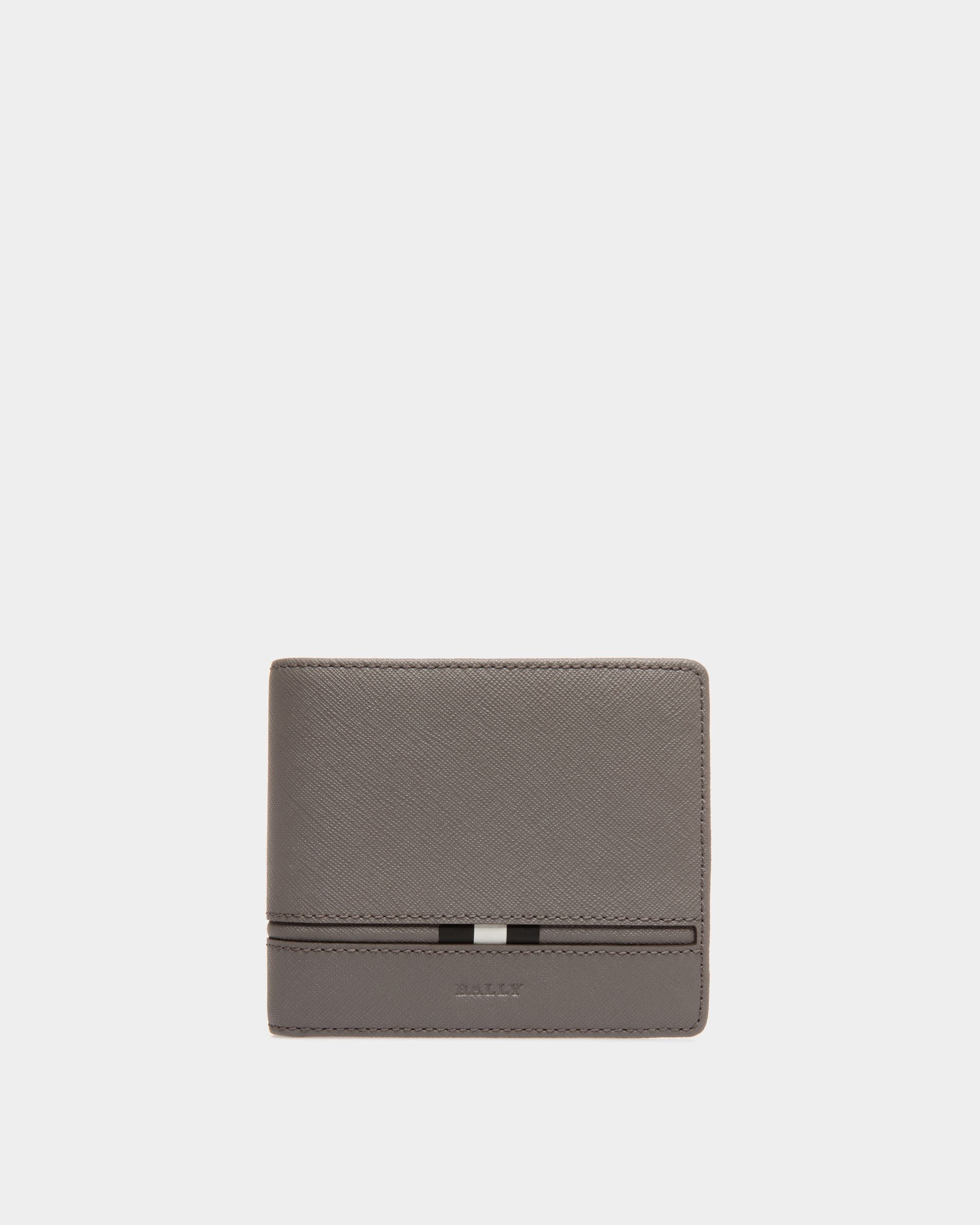 Wallet In Grey Bovine Split - Men's - Bally - 01