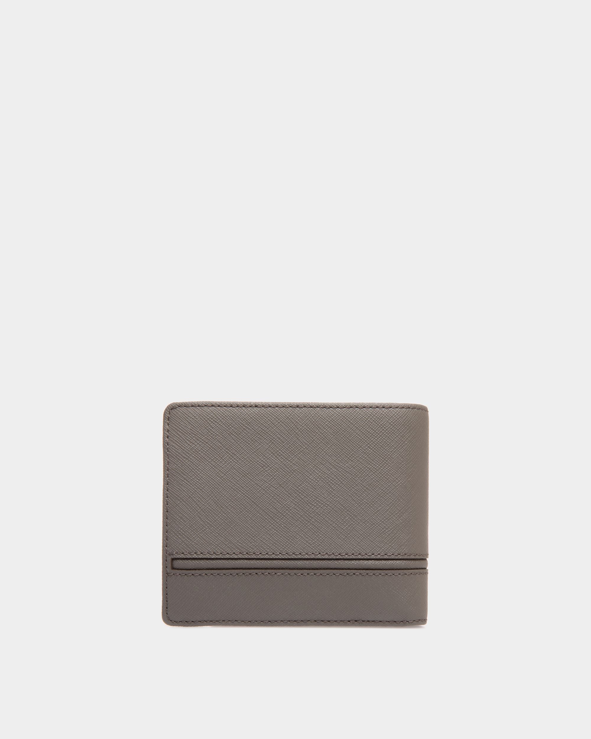 Wallet In Grey Bovine Split - Men's - Bally - 02