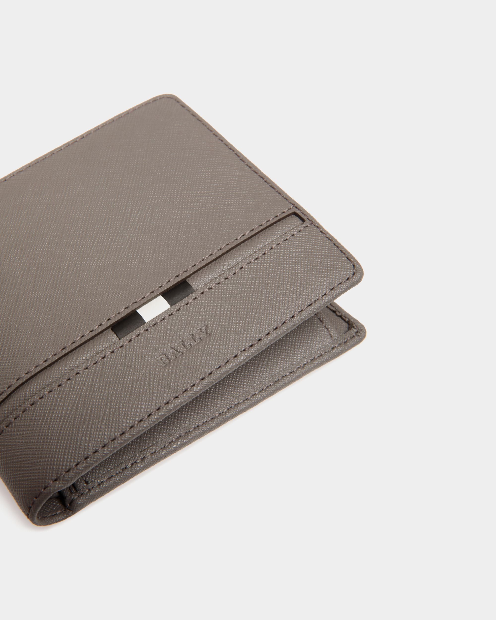 Wallet In Grey Bovine Split - Men's - Bally - 04