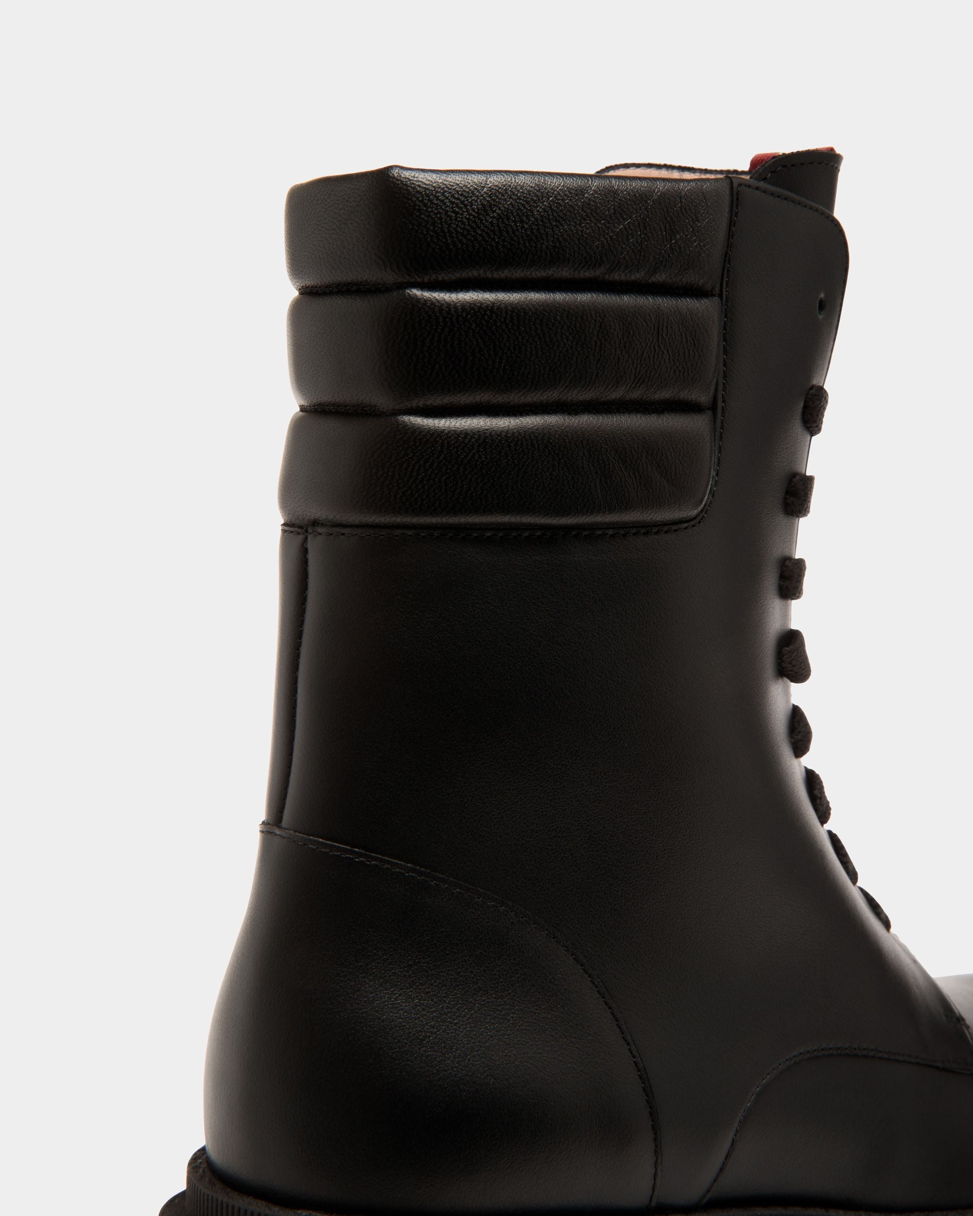 Booties In Black Leather - Women's - Bally - 05
