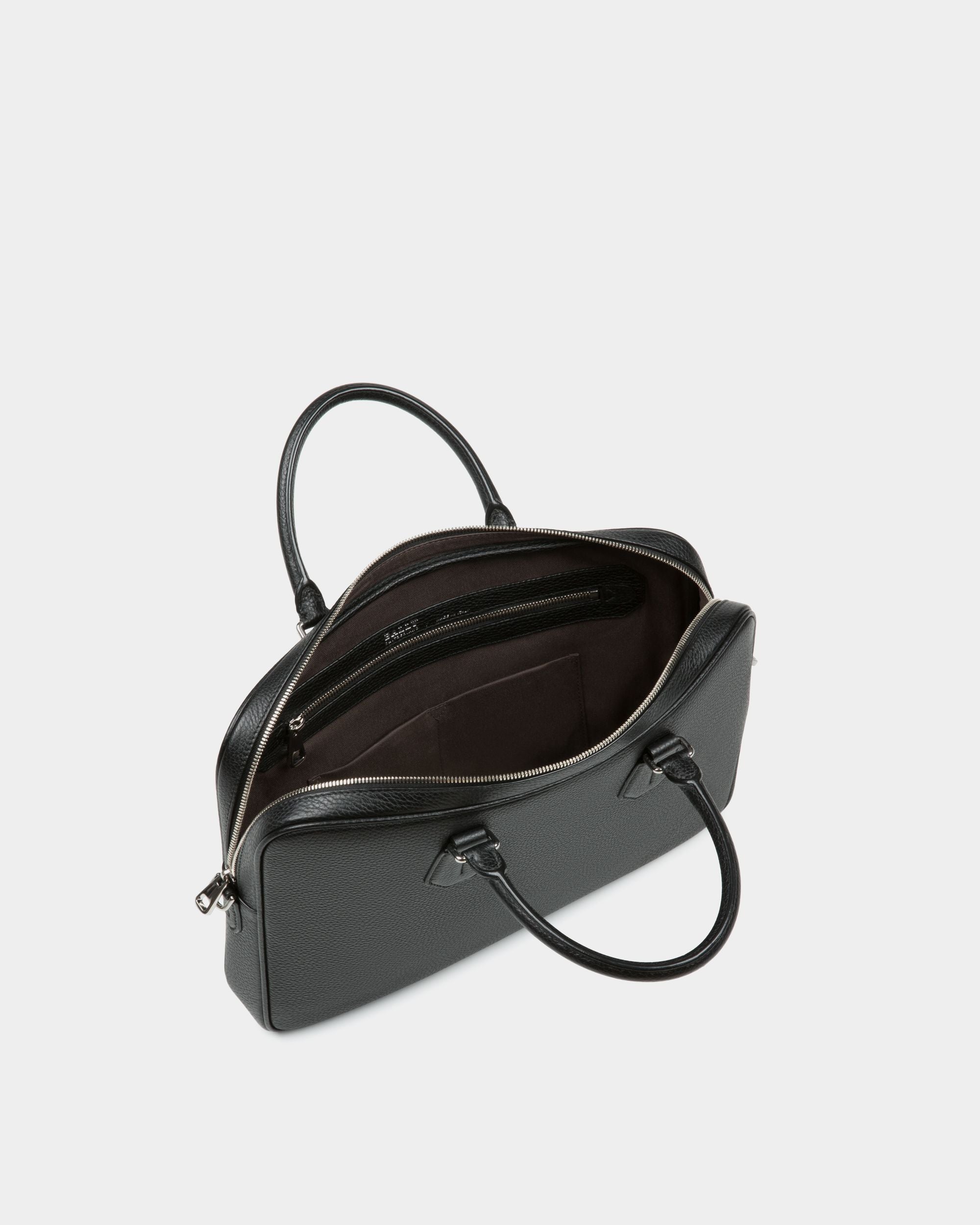 Men's Black Business Casual Briefcase Handbag - Men's - Bally - 04