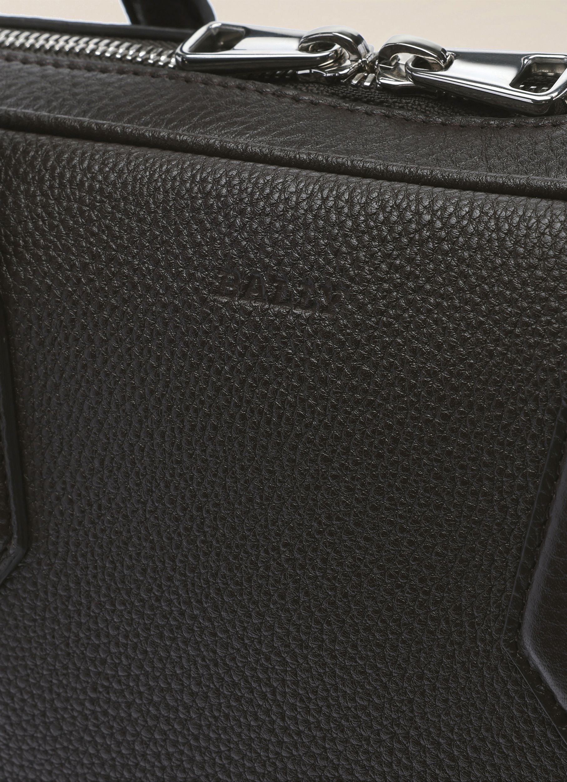 Men's Black Business Casual Briefcase Handbag - Men's - Bally - 05