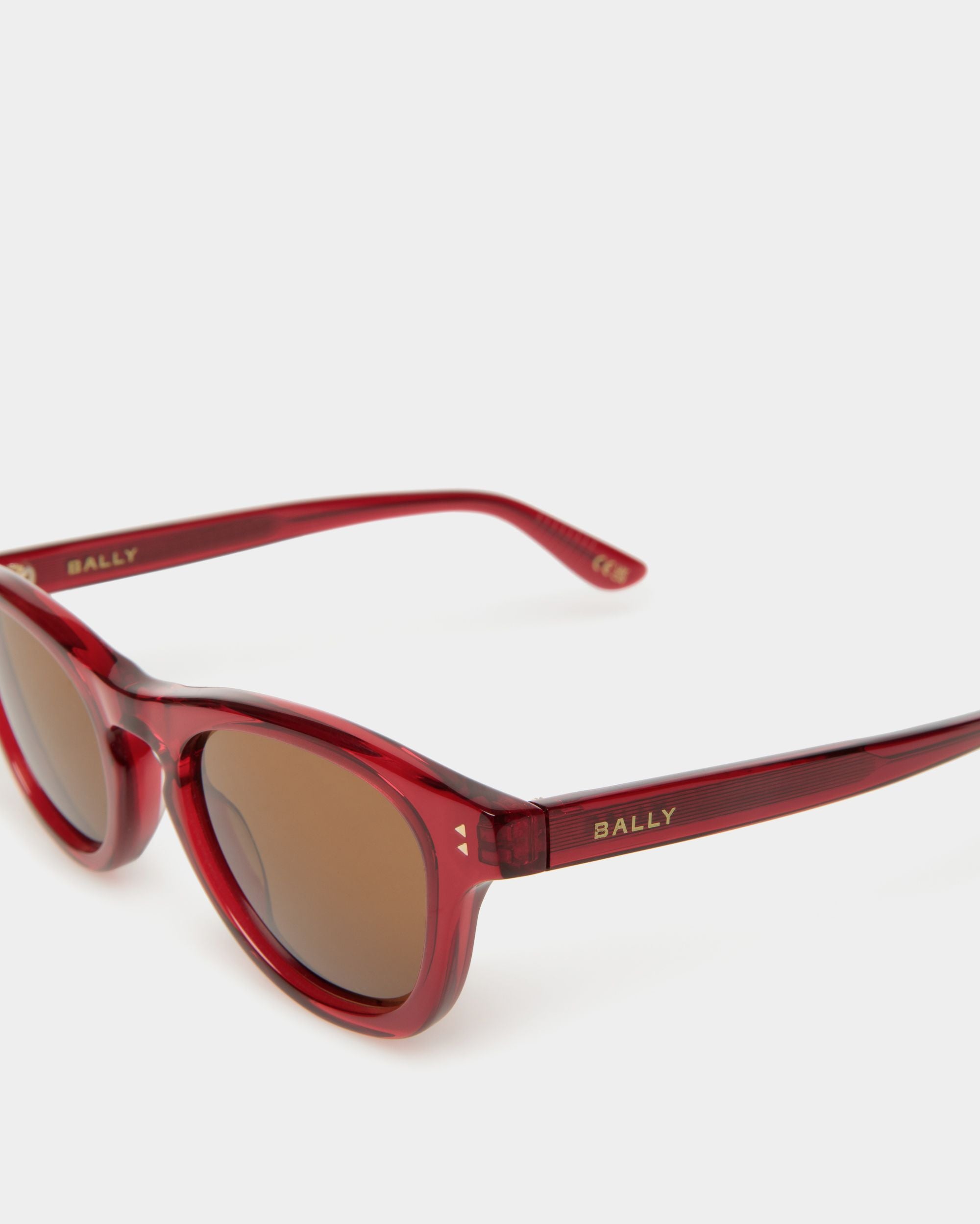 Dieter Sunglasses In Red Acetate - Other - Bally - 03