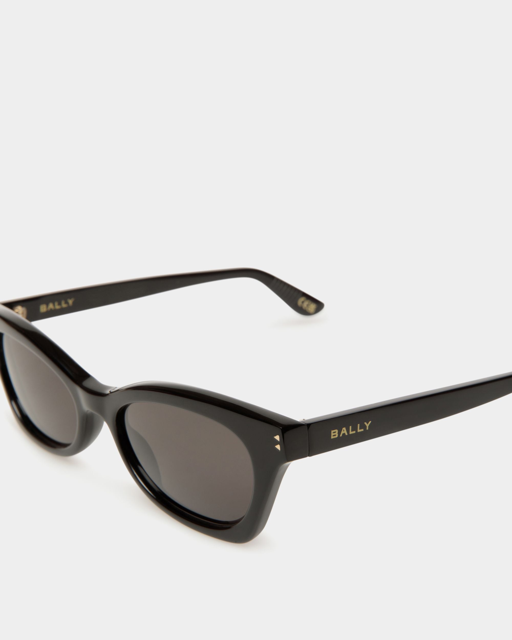 Sue Sunglasses In Black Acetate - Women's - Bally - 04