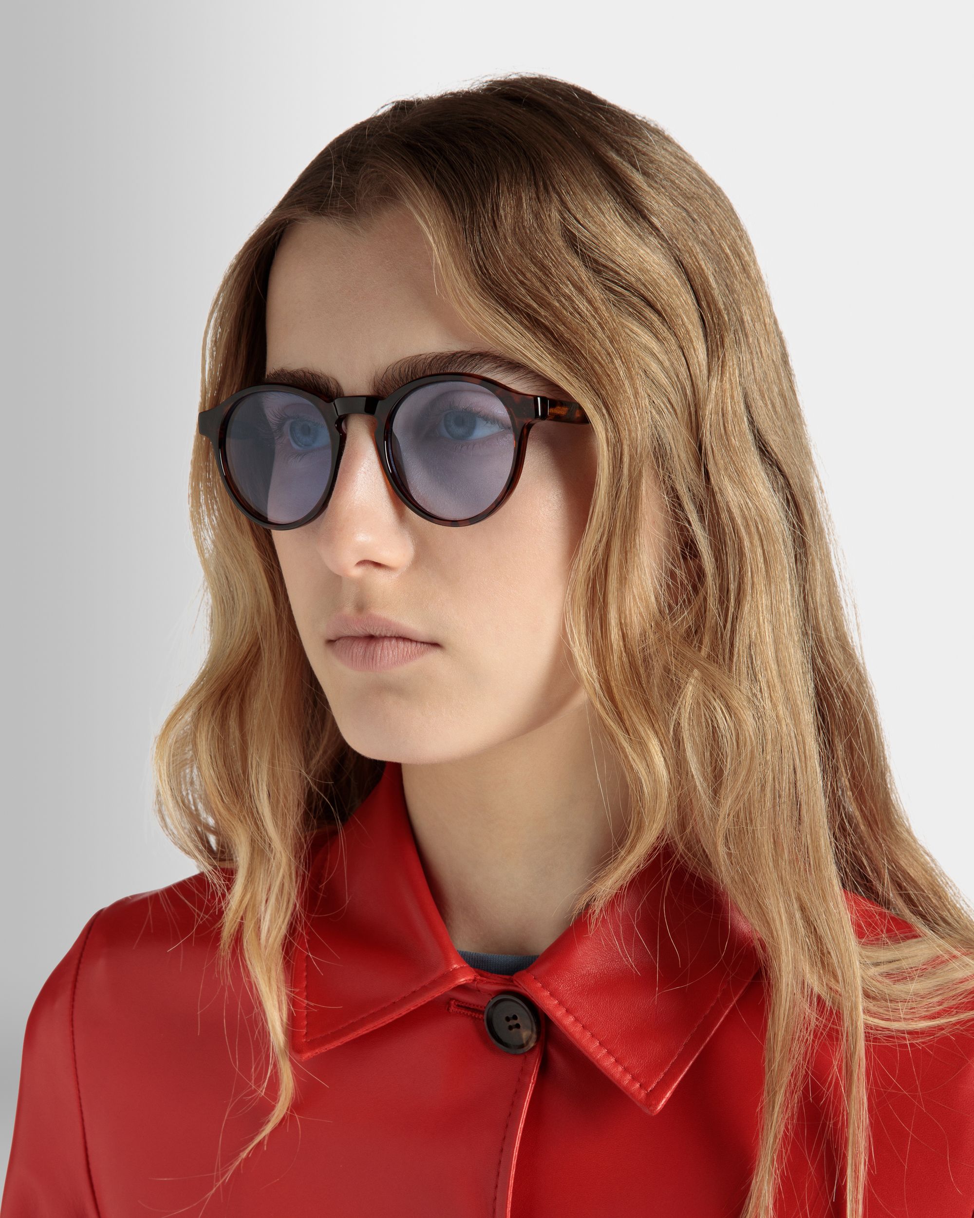 Round Sunglasses in Havana - Other - Bally - 03