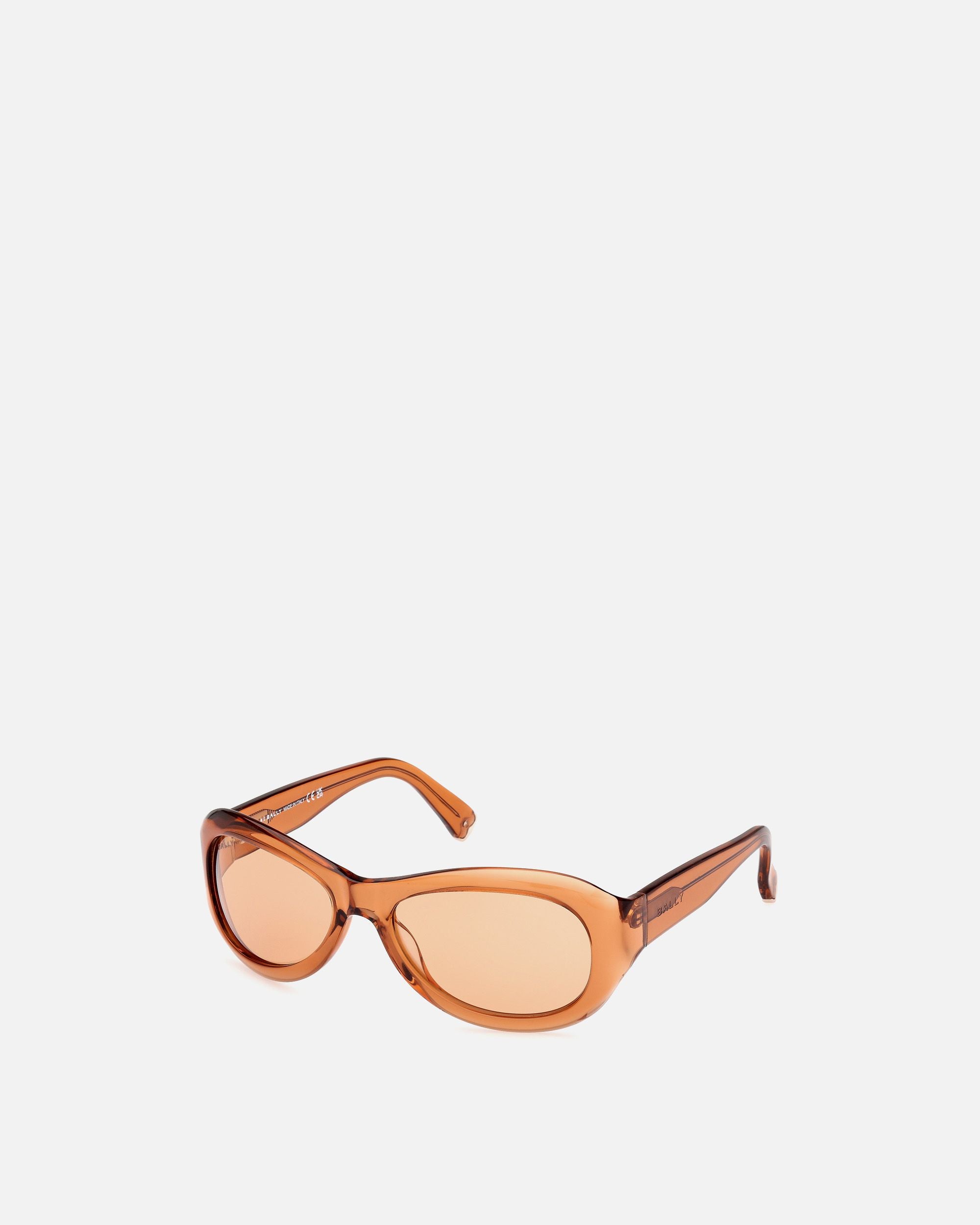 Maurice Acetate Sunglasses in Amber and Orange - Other - Bally - 03
