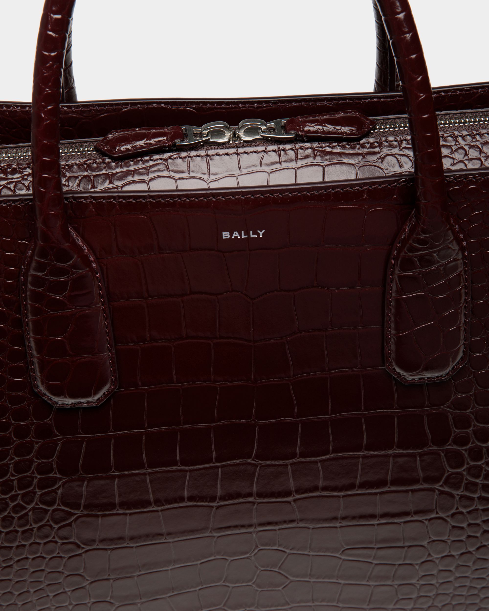 Banque Business Bag In Chablis Leather - Men's - Bally - 05