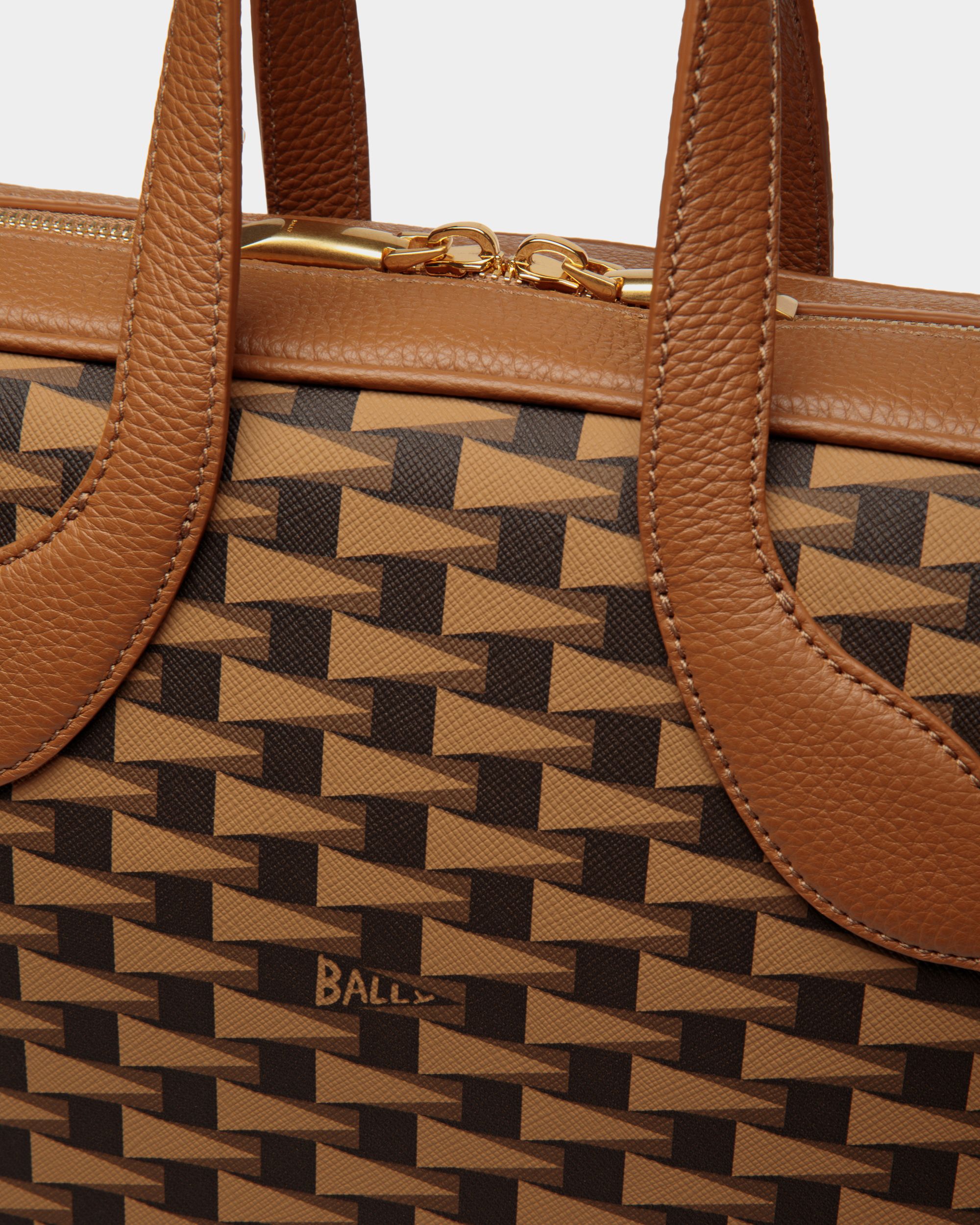 Pennant Briefcase In Desert Leather And TPU - Men's - Bally - 05