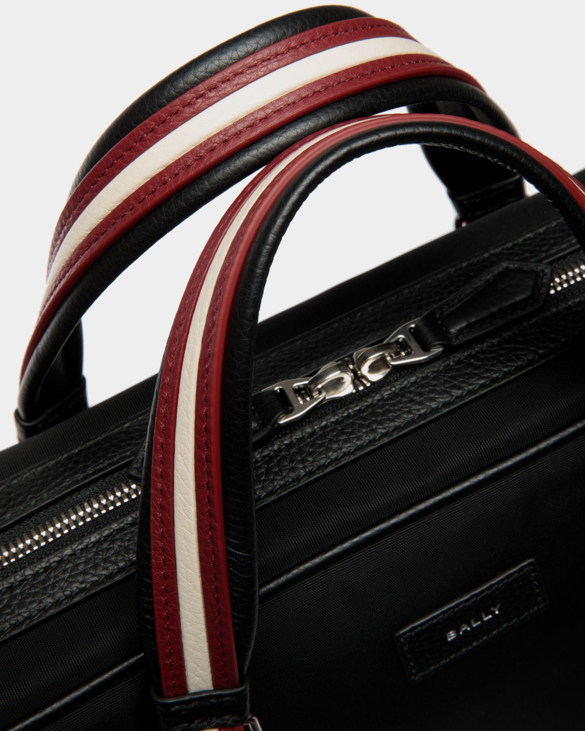 Code Briefcase In Black Nylon - Men's - Bally - 05