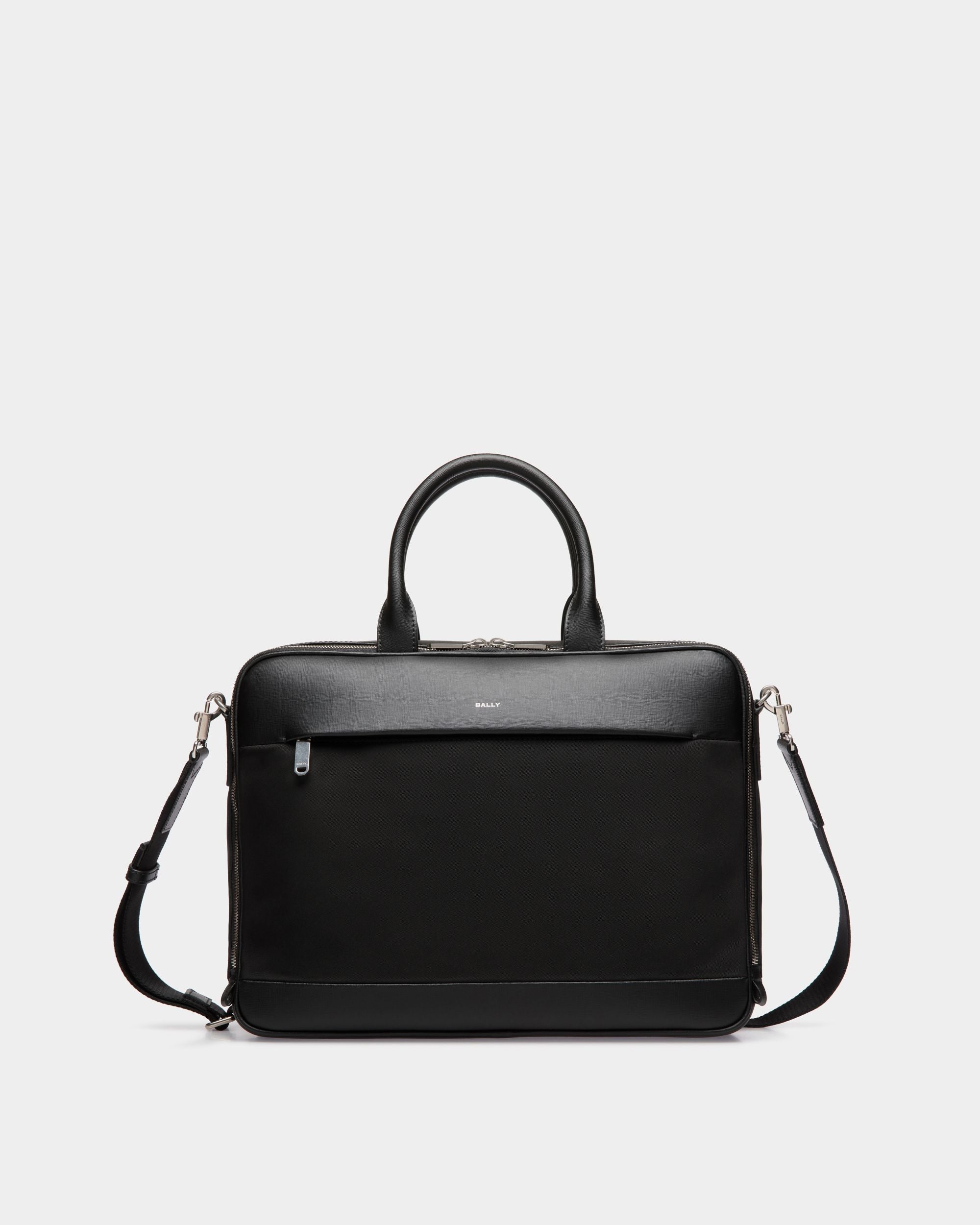 Vogel Brief Case In Black Nylon - Men's - Bally - 01