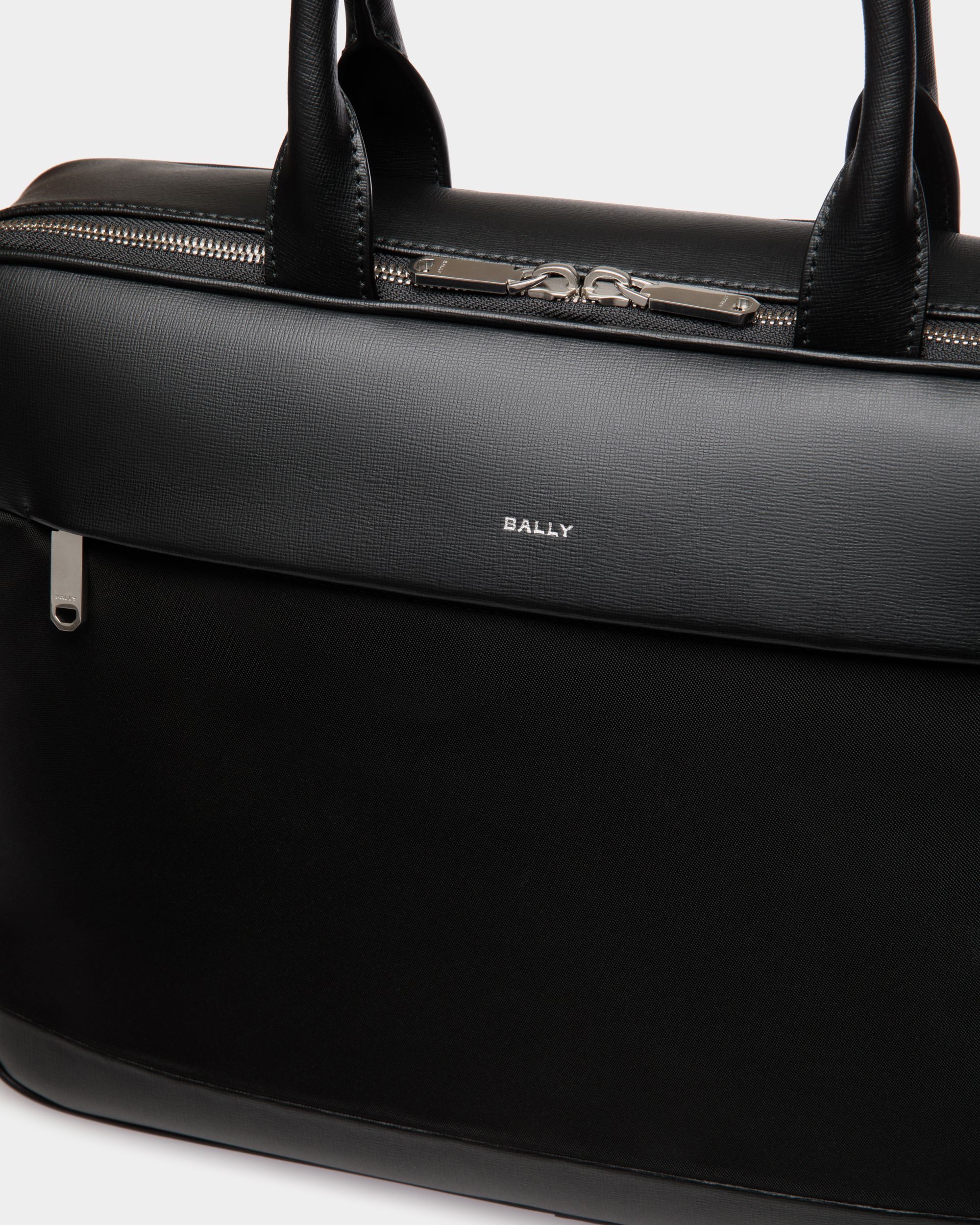 Vogel Brief Case In Black Nylon - Men's - Bally - 05