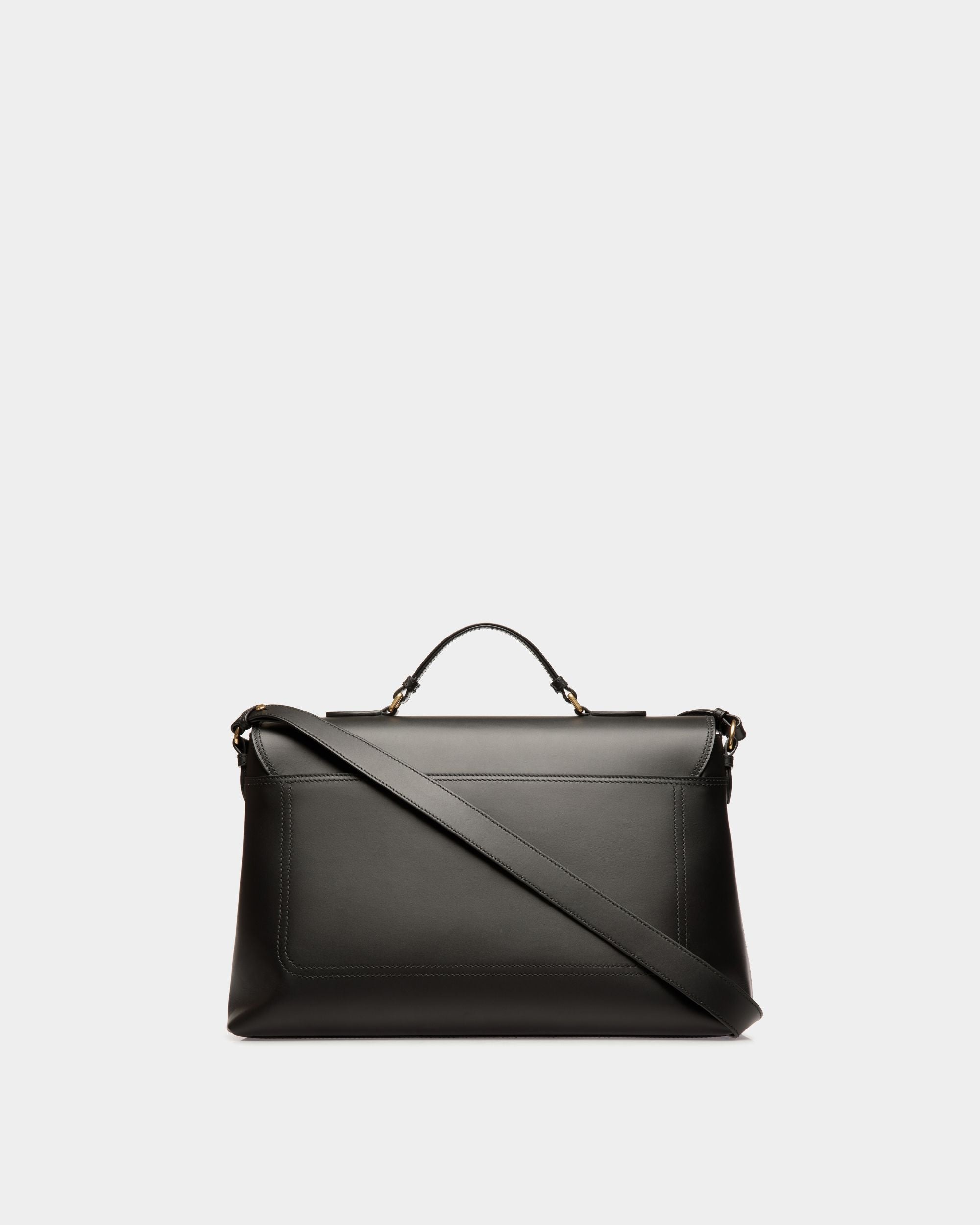 Ray Crossbody Bag in Black Leather - Men's - Bally - 02