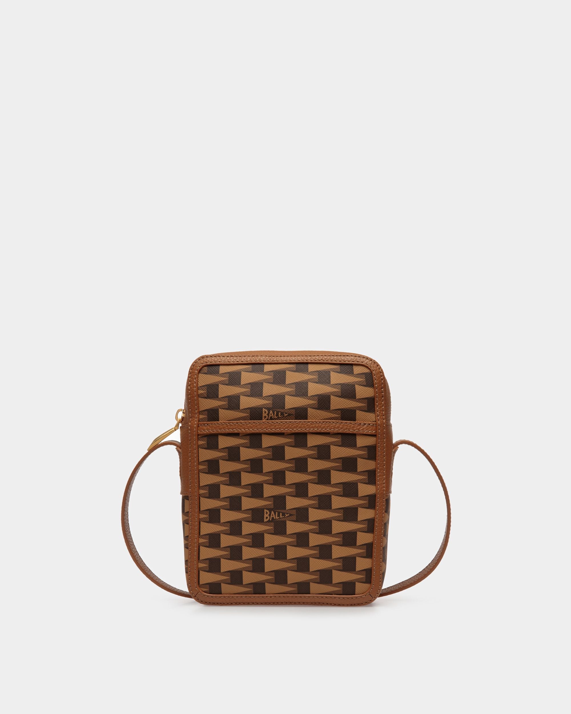 Pennant Crossbody Bag In Desert TPU - Men's - Bally - 01