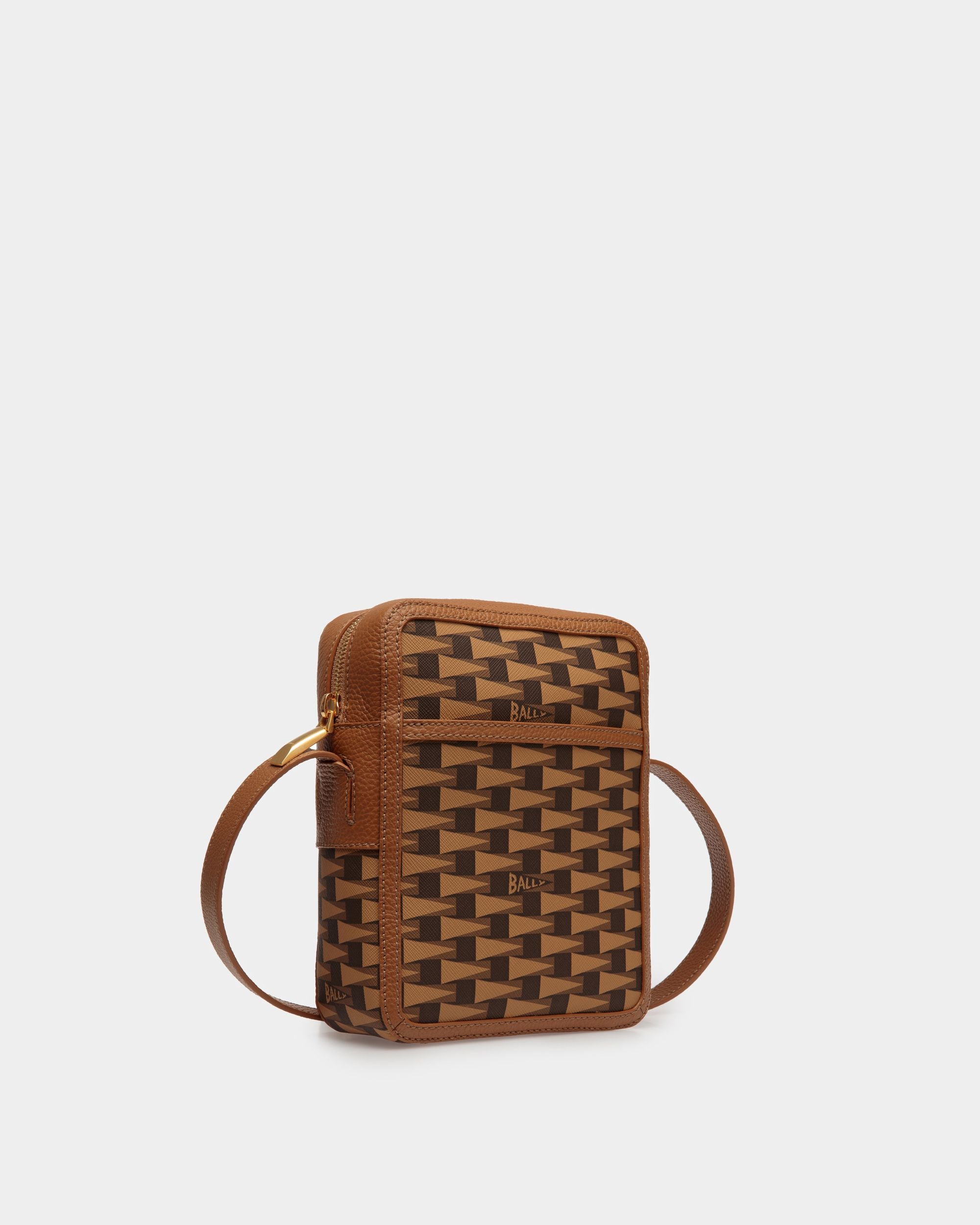 Pennant Crossbody Bag In Desert TPU - Men's - Bally - 03