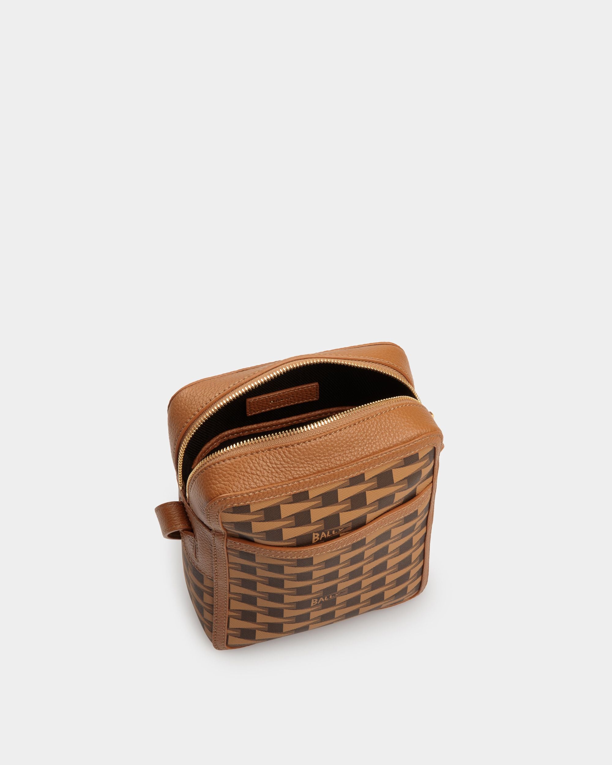Pennant Crossbody Bag In Desert TPU - Men's - Bally - 04
