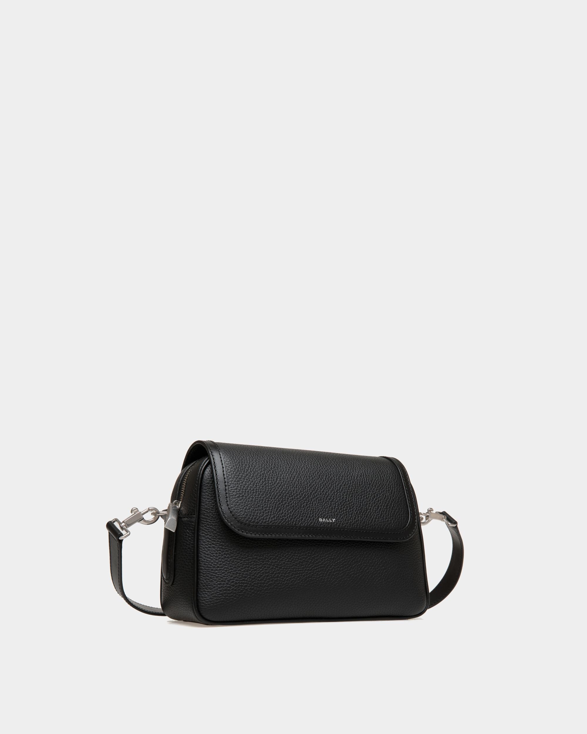 Spin Crossbody Bag in Black Leather - Men's - Bally - 03