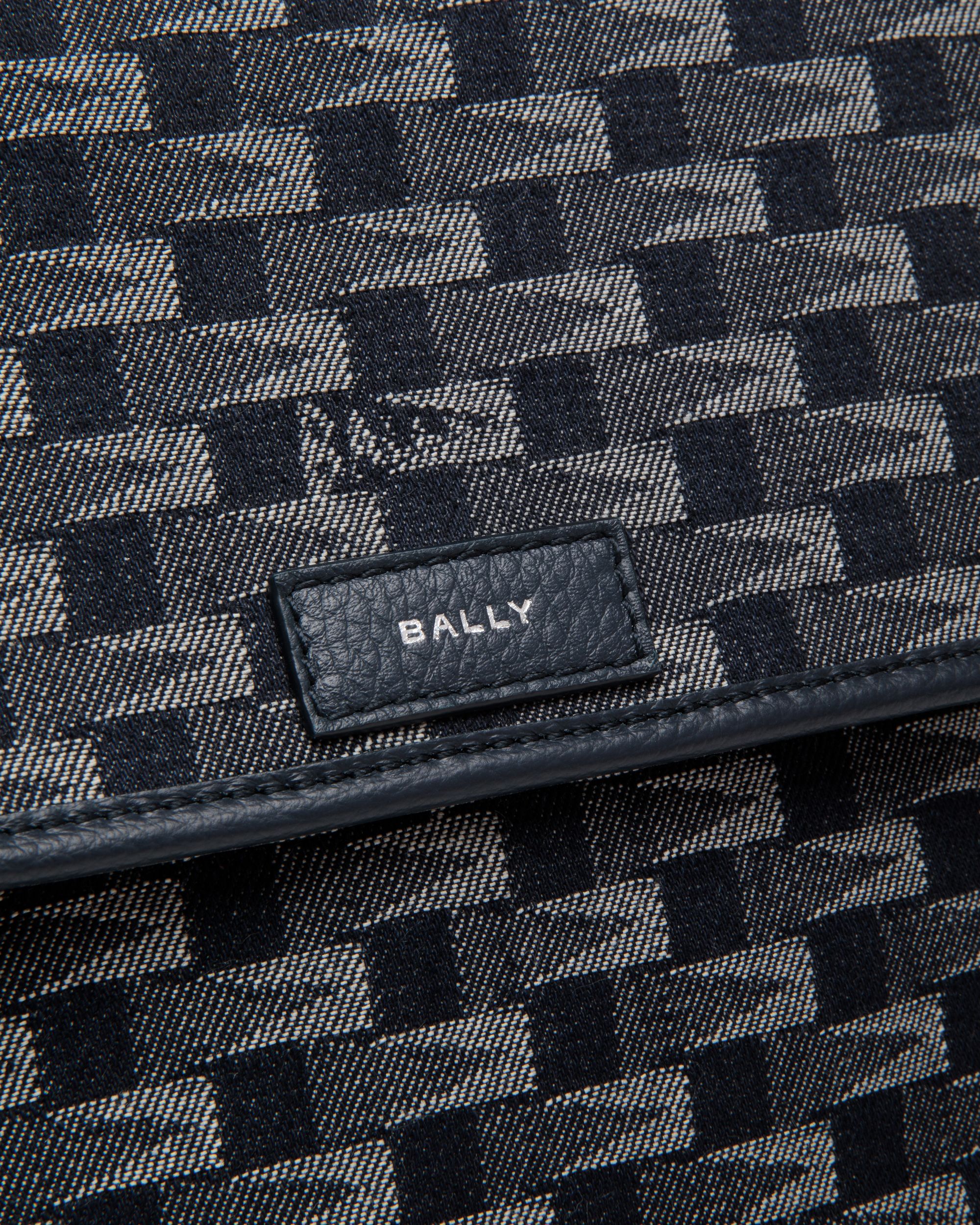 Pennant Crossbody Bag in Denim - Men's - Bally - 05
