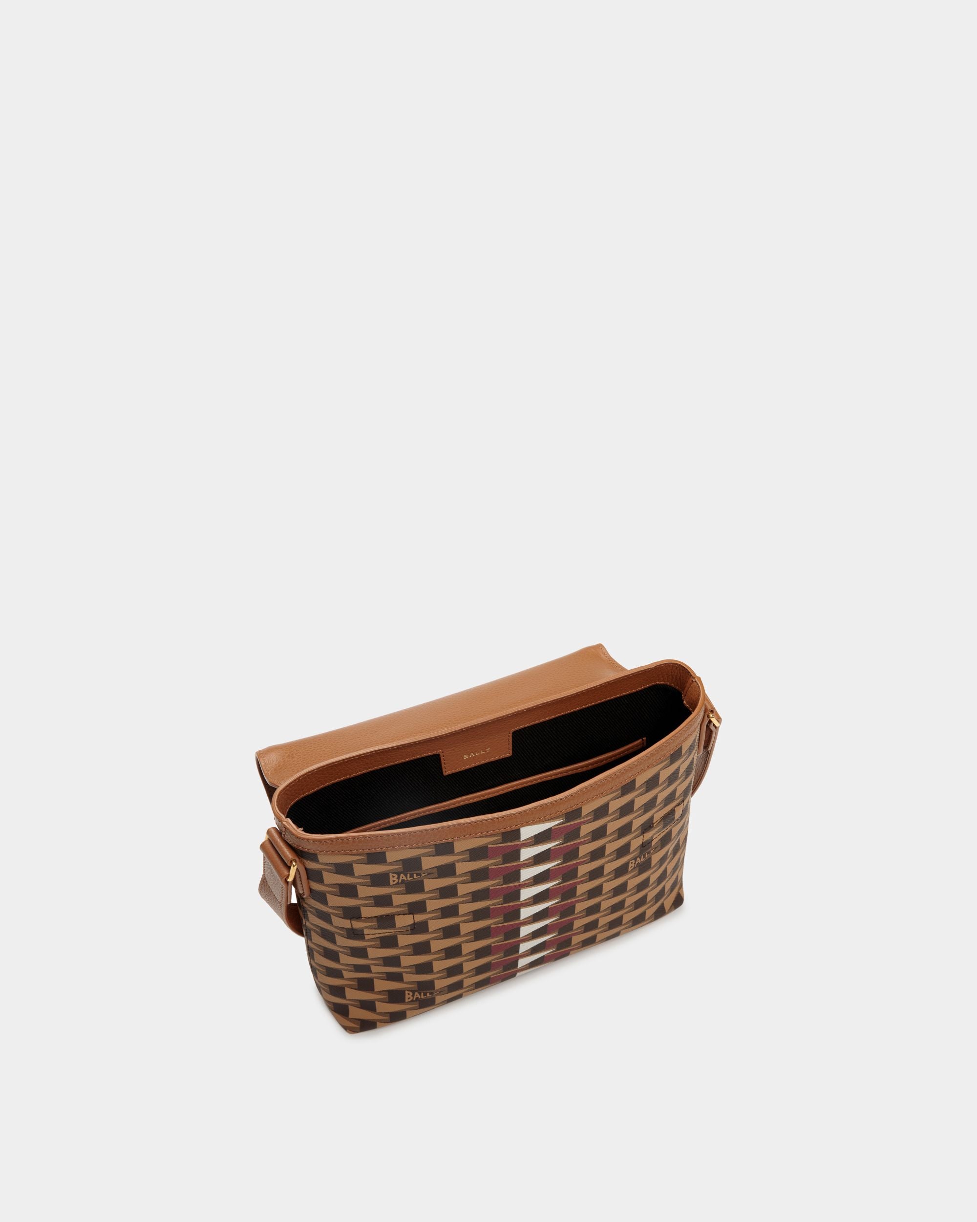 Pennant Crossbody Bag in Beige TPU - Men's - Bally - 04