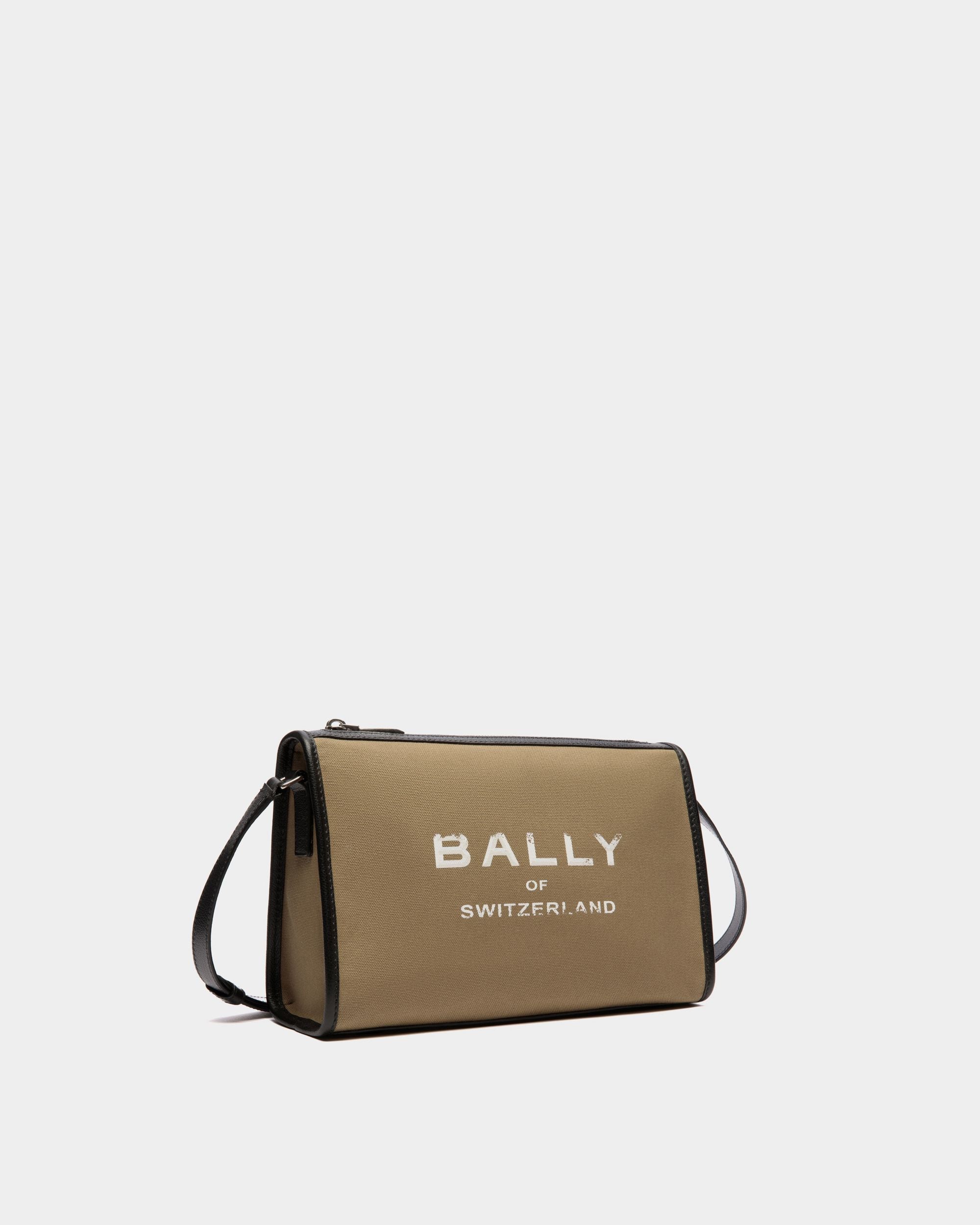 Arkle Logo Crossbody Bag in Canvas And Leather - Men's - Bally - 03