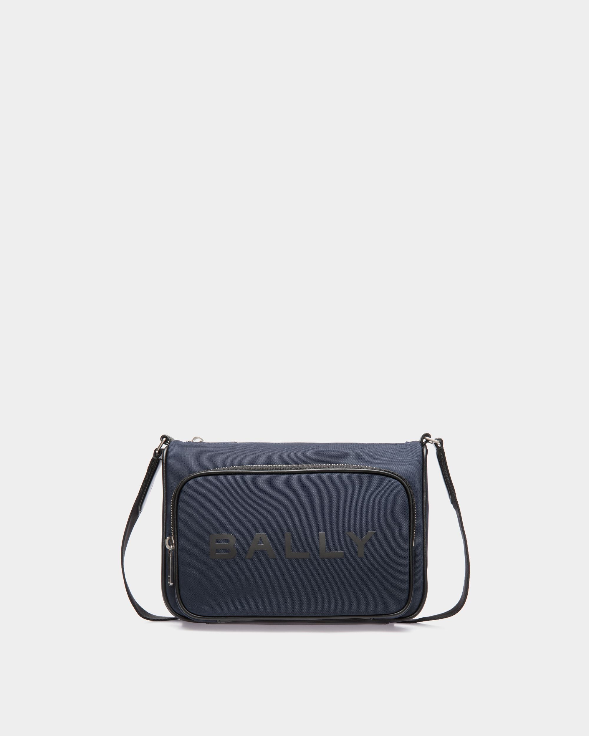 Bar Crossbody In Blue Nylon - Men's - Bally - 01