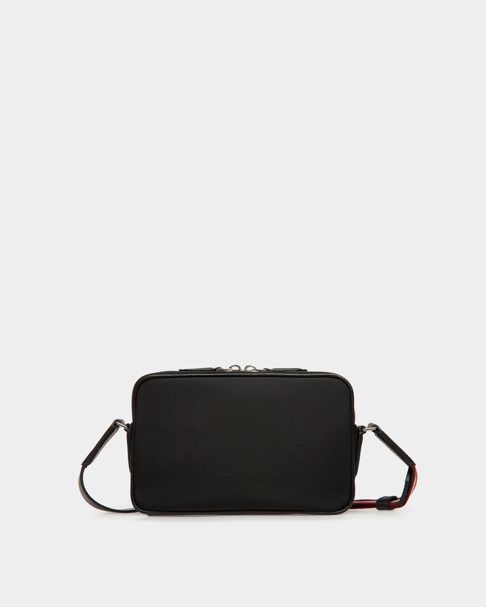Code Crossbody Bag in Black Nylon - Men's - Bally - 02