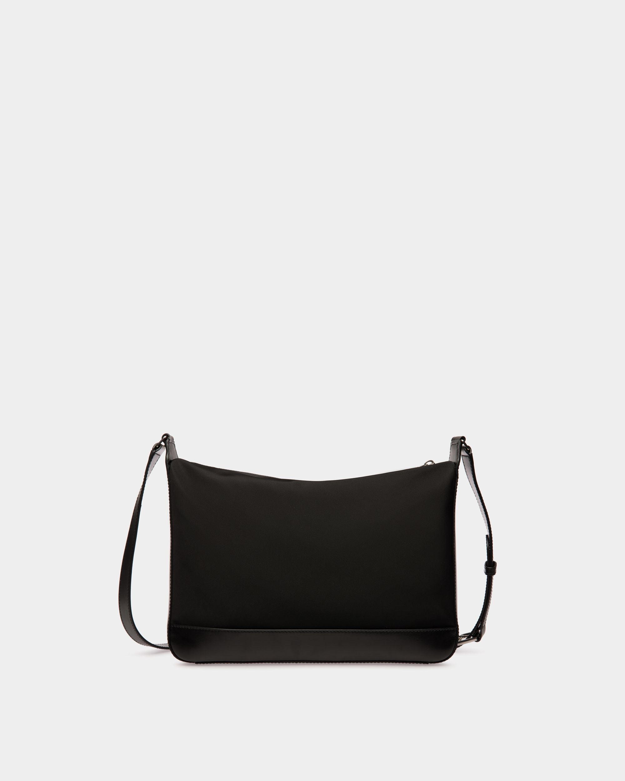 Bar Crossbody Bag in Black Nylon And Leather - Men's - Bally - 02