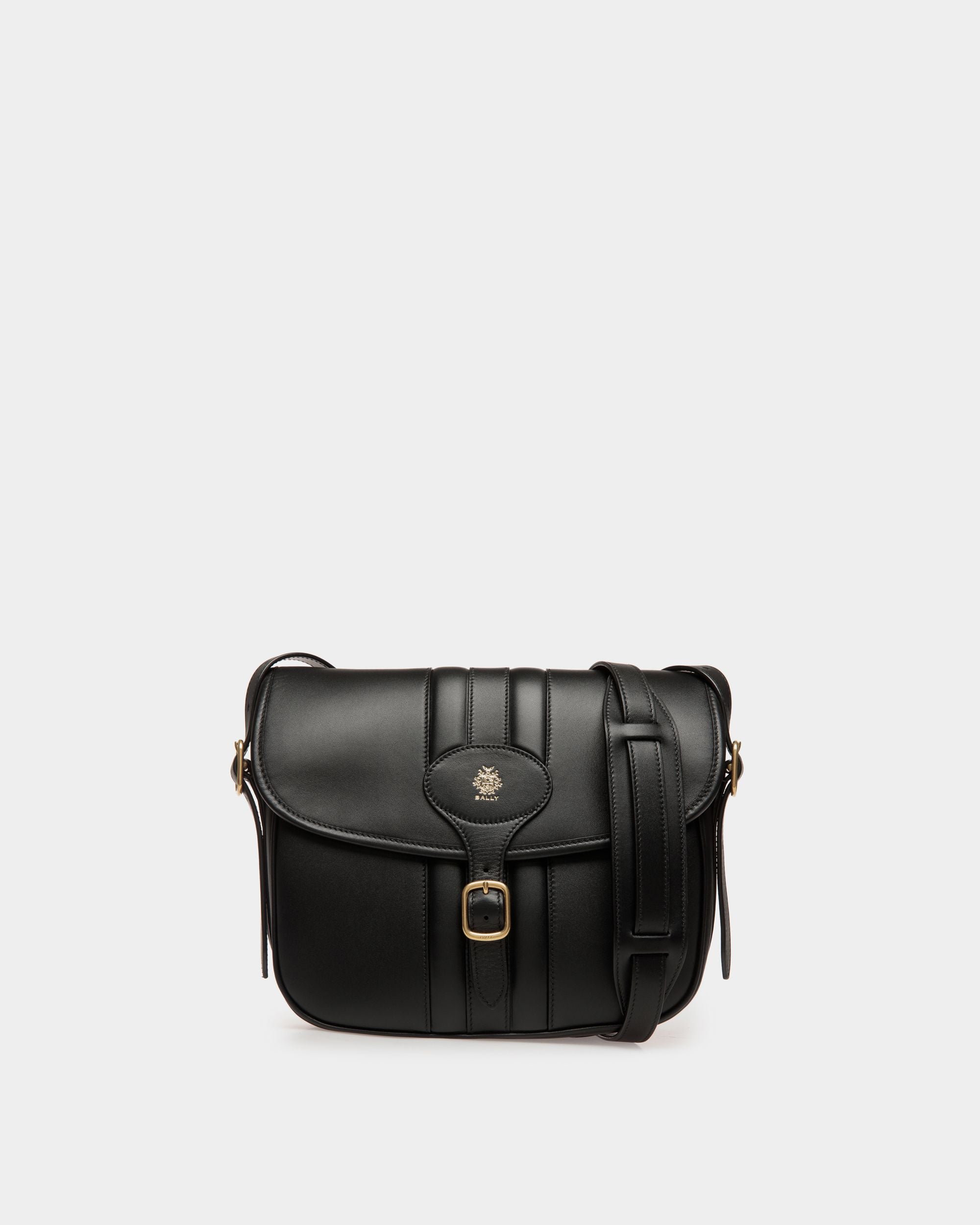 Beckett Crossbody Bag in Black Leather - Men's - Bally - 01