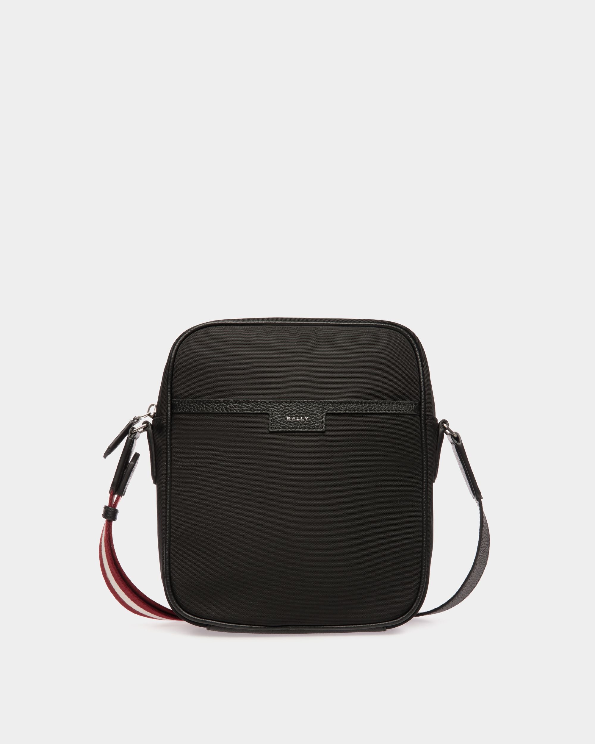 Code Crossbody Bag In Black Nylon - Men's - Bally - 01