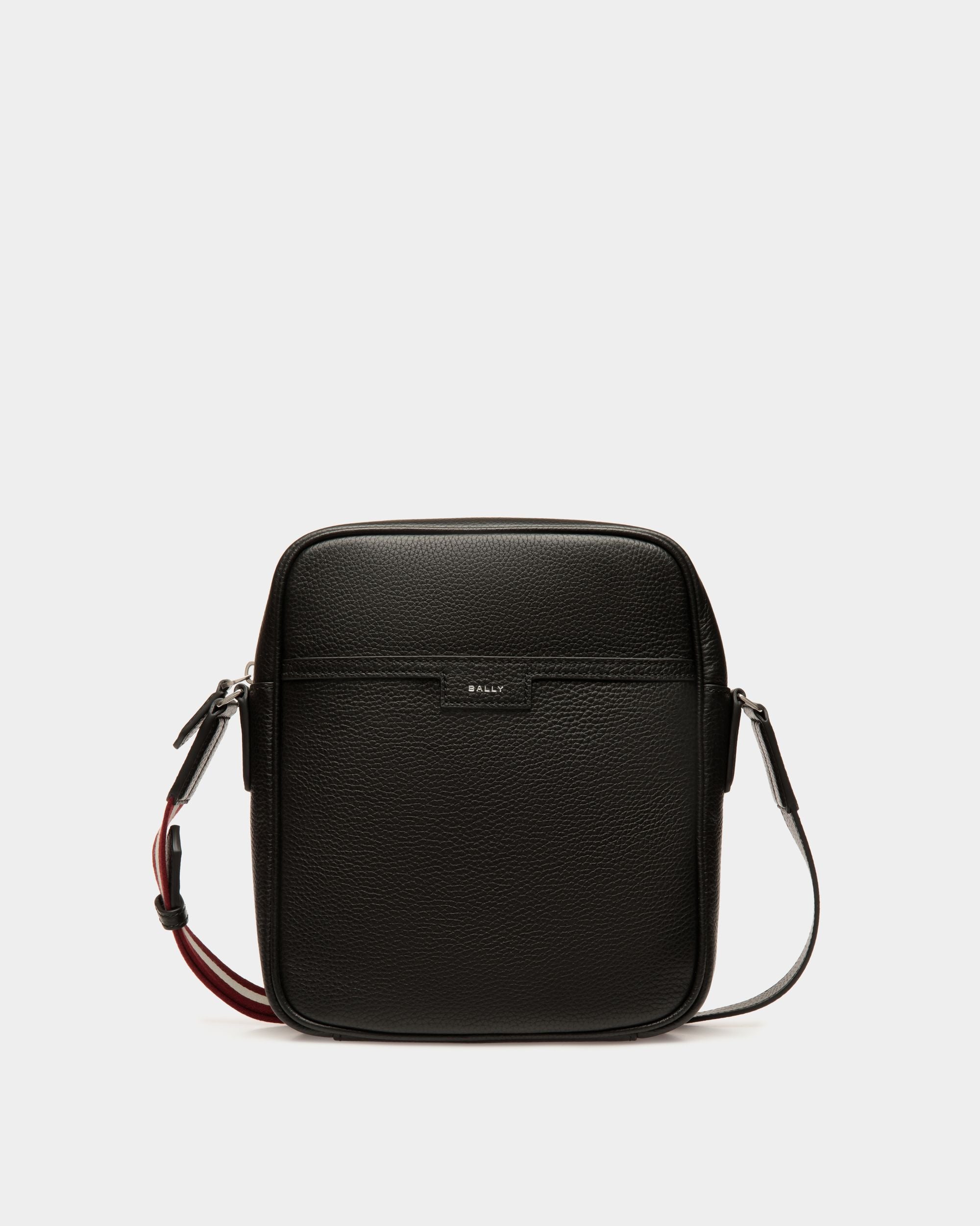 Code Crossbody Bag in Leather - Men's - Bally - 01