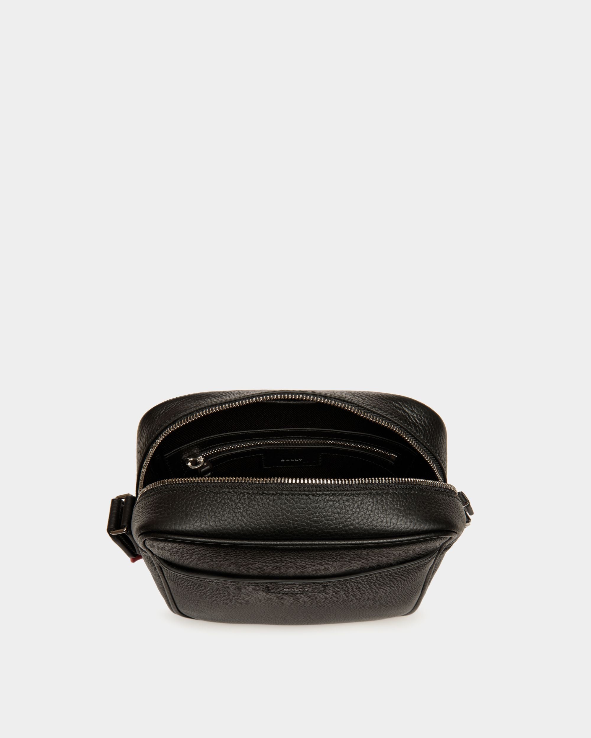 Code Crossbody Bag in Leather - Men's - Bally - 04