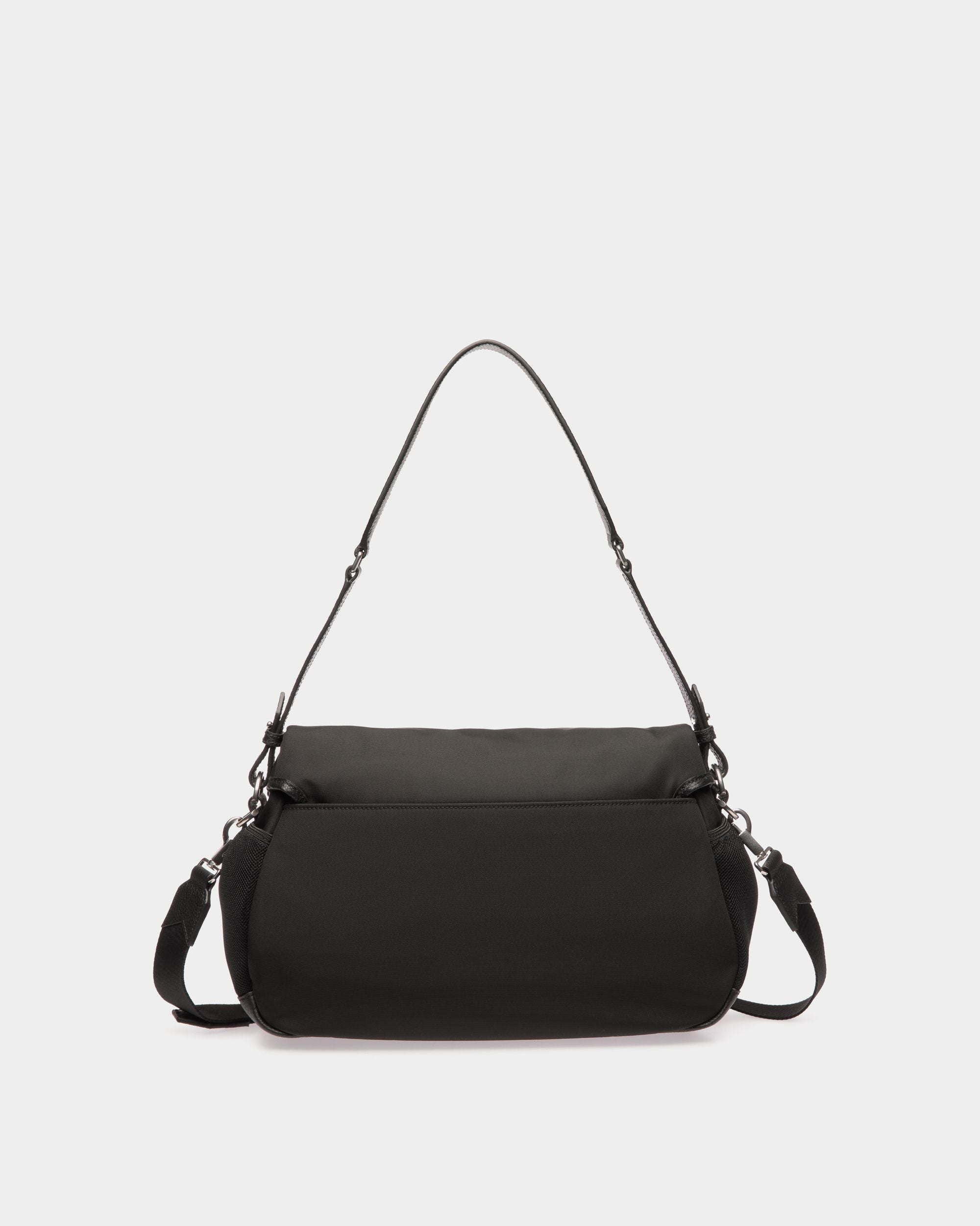 Code Crossbody Bag In Black Nylon - Men's - Bally - 02
